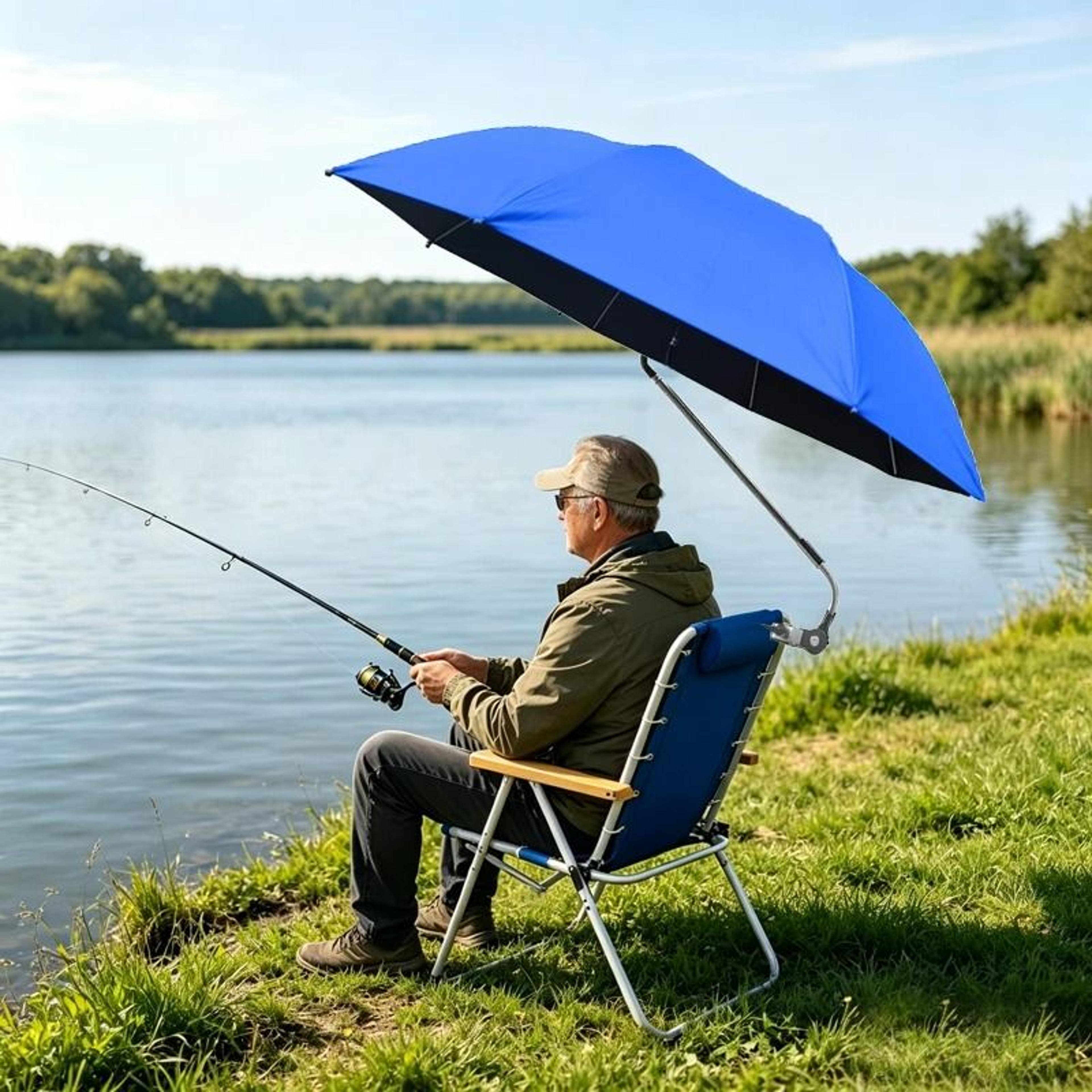 adjustable outdoor uv protection sunshade chair umbrella