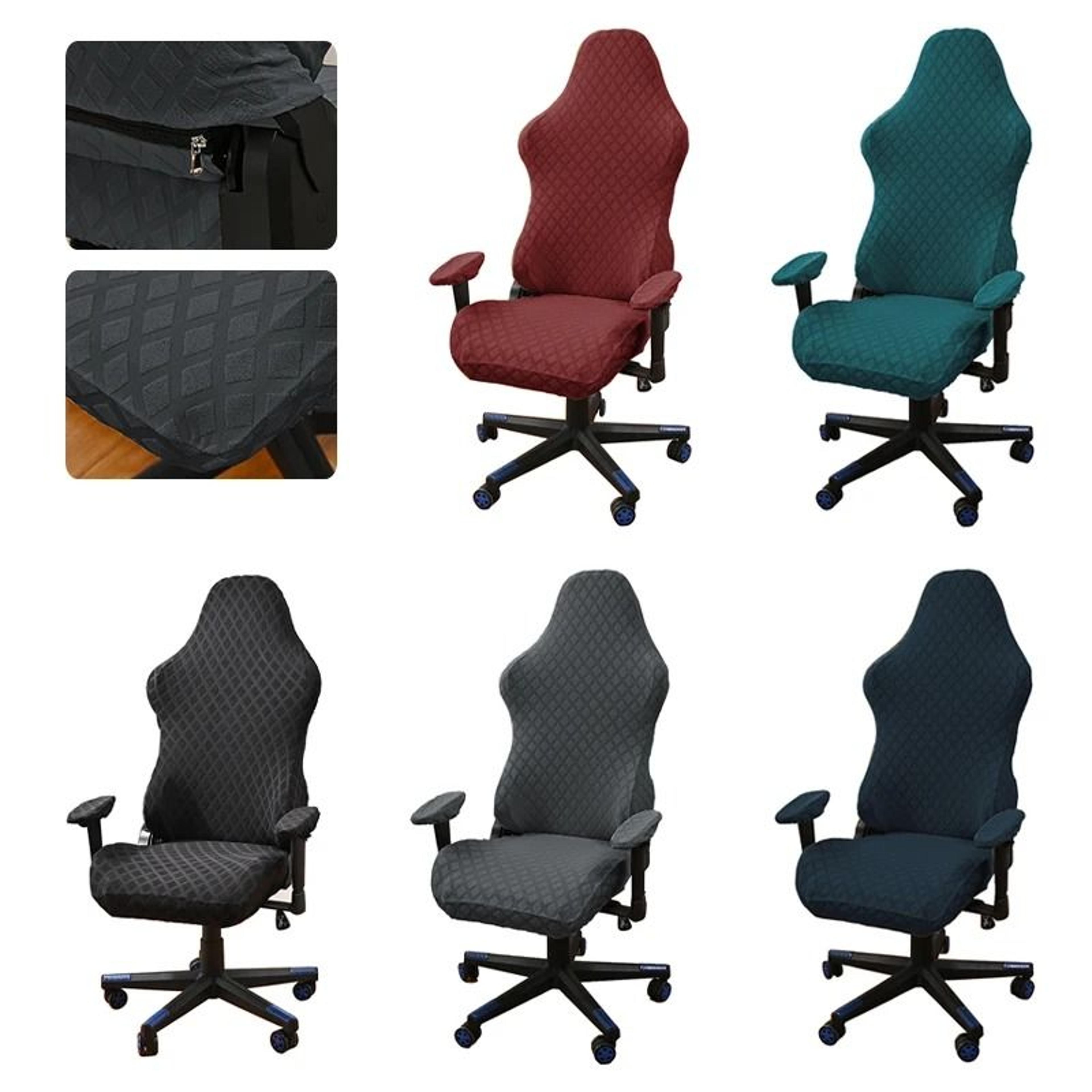 4pcs set jacquard gaming & office chair cover with armrest covers