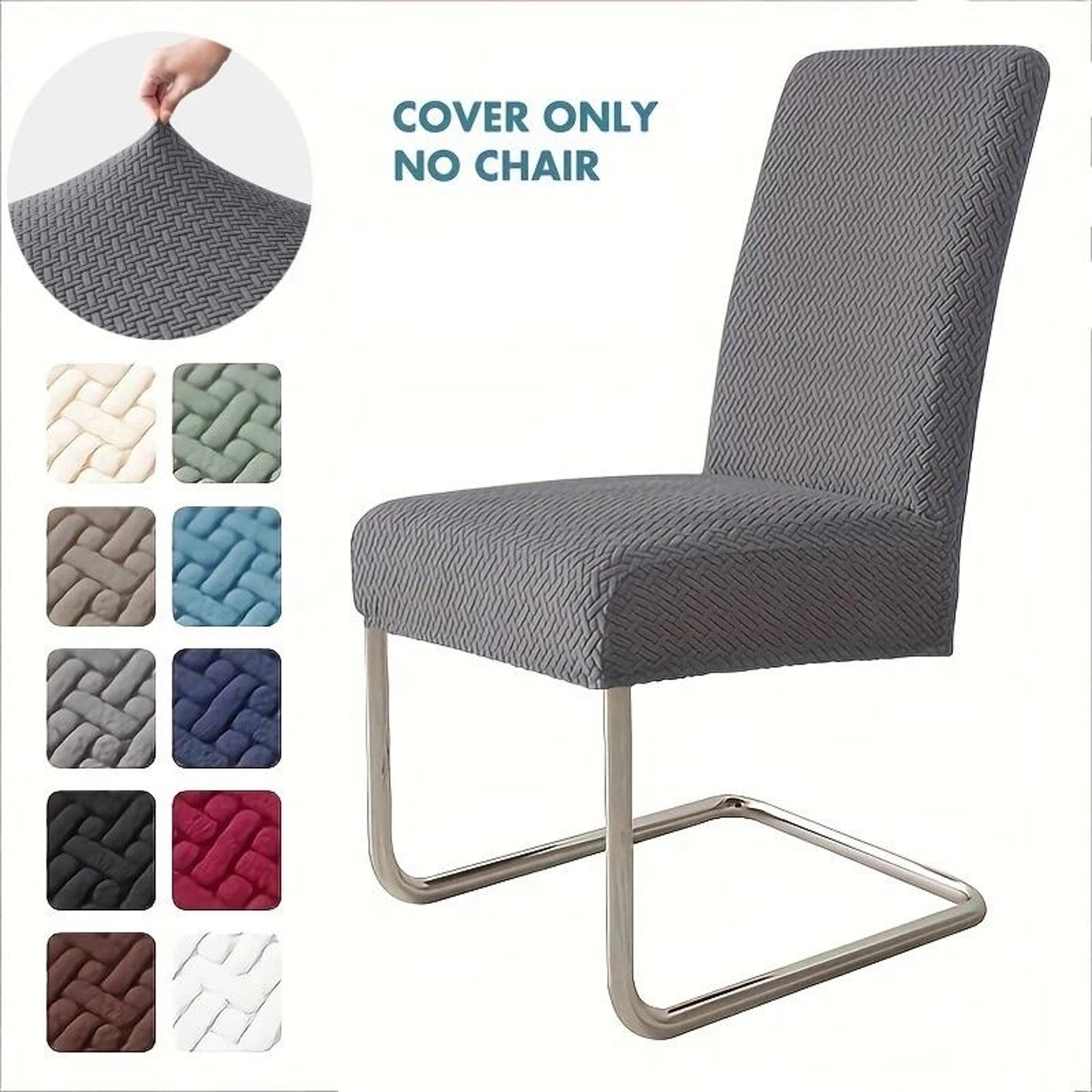 polar fleece universal stretch dining chair cover