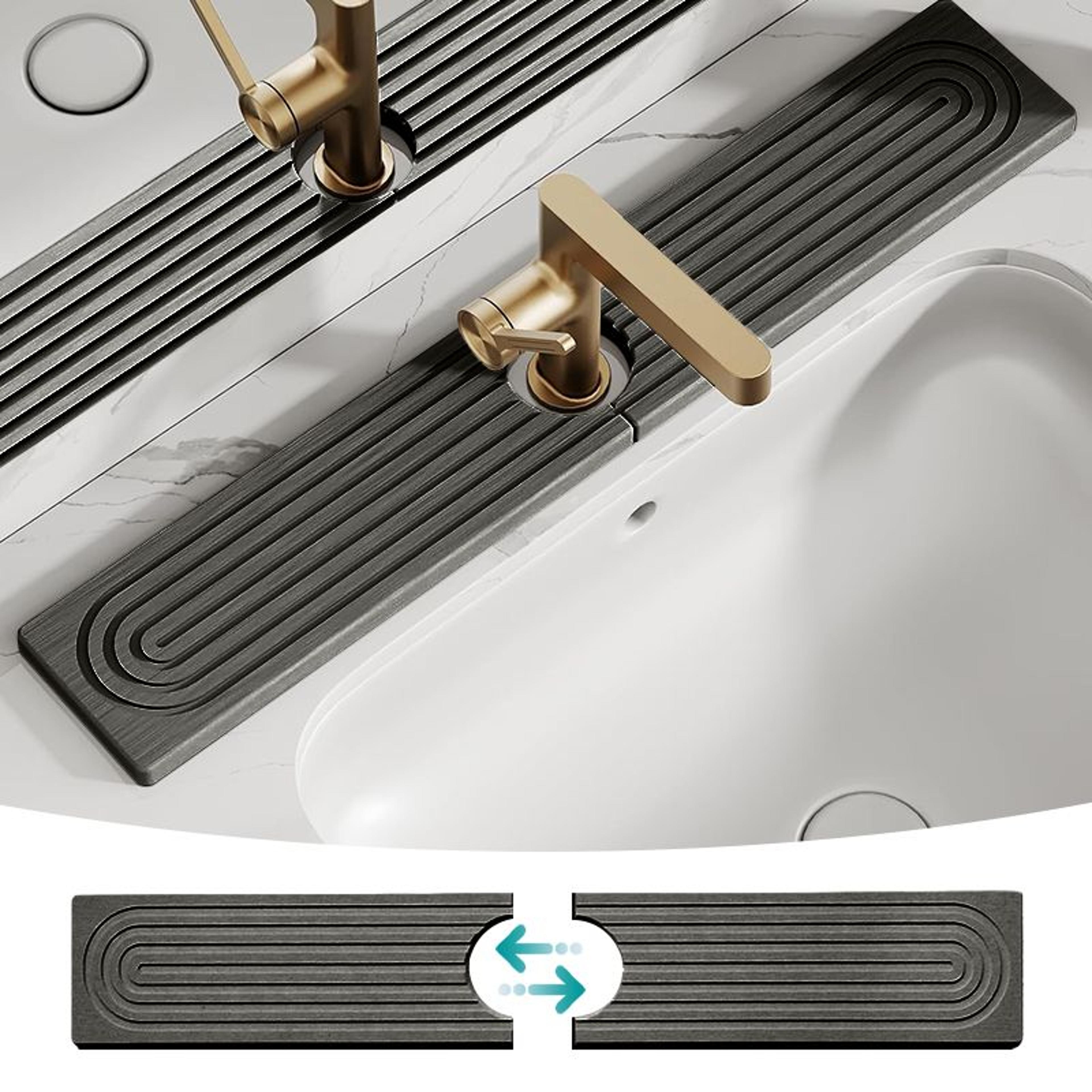 fast-drying diatomite sink faucet mat