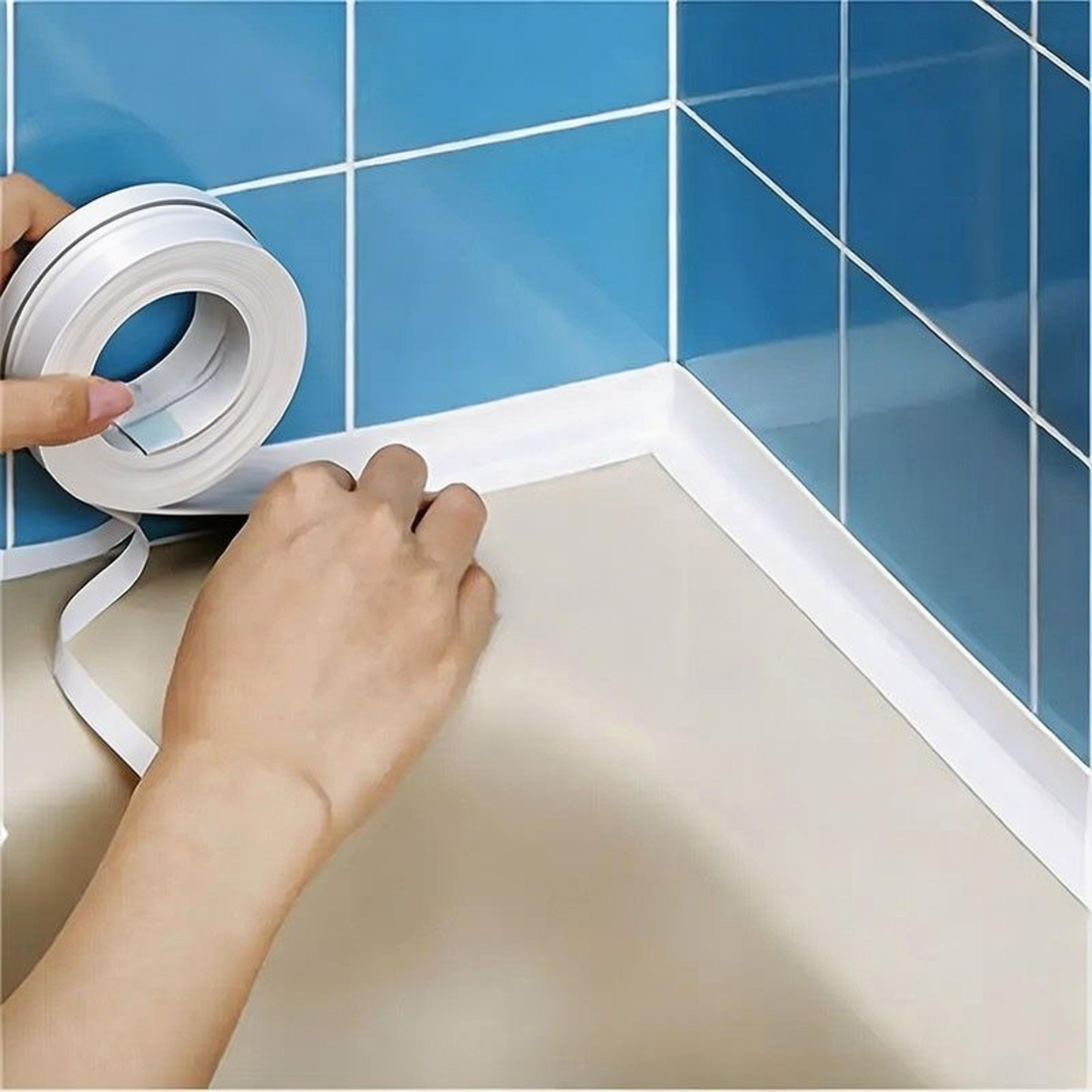 self-adhesive waterproof pvc sink edge caulk tape