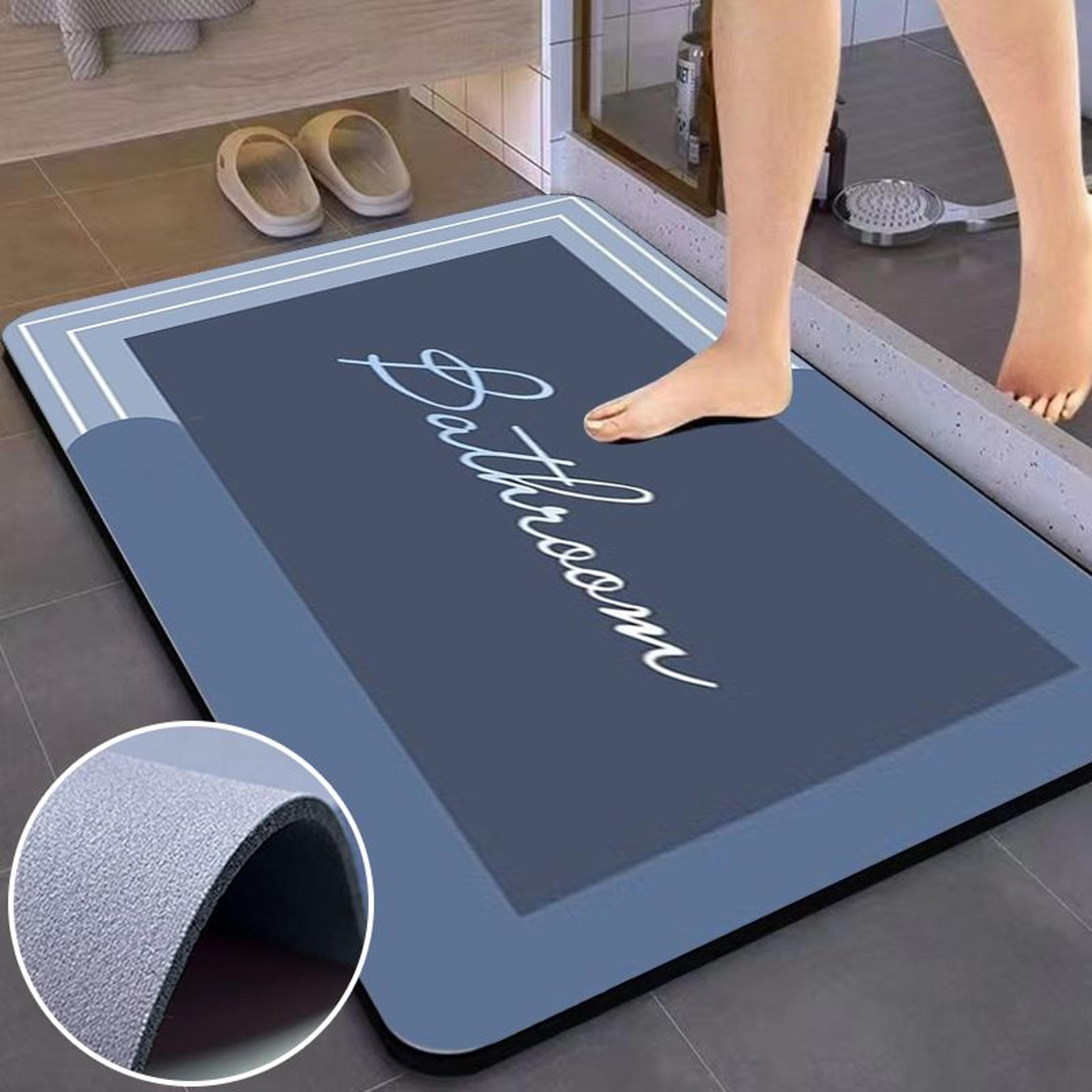 simple modern diatomite absorbent non-slip floor mat