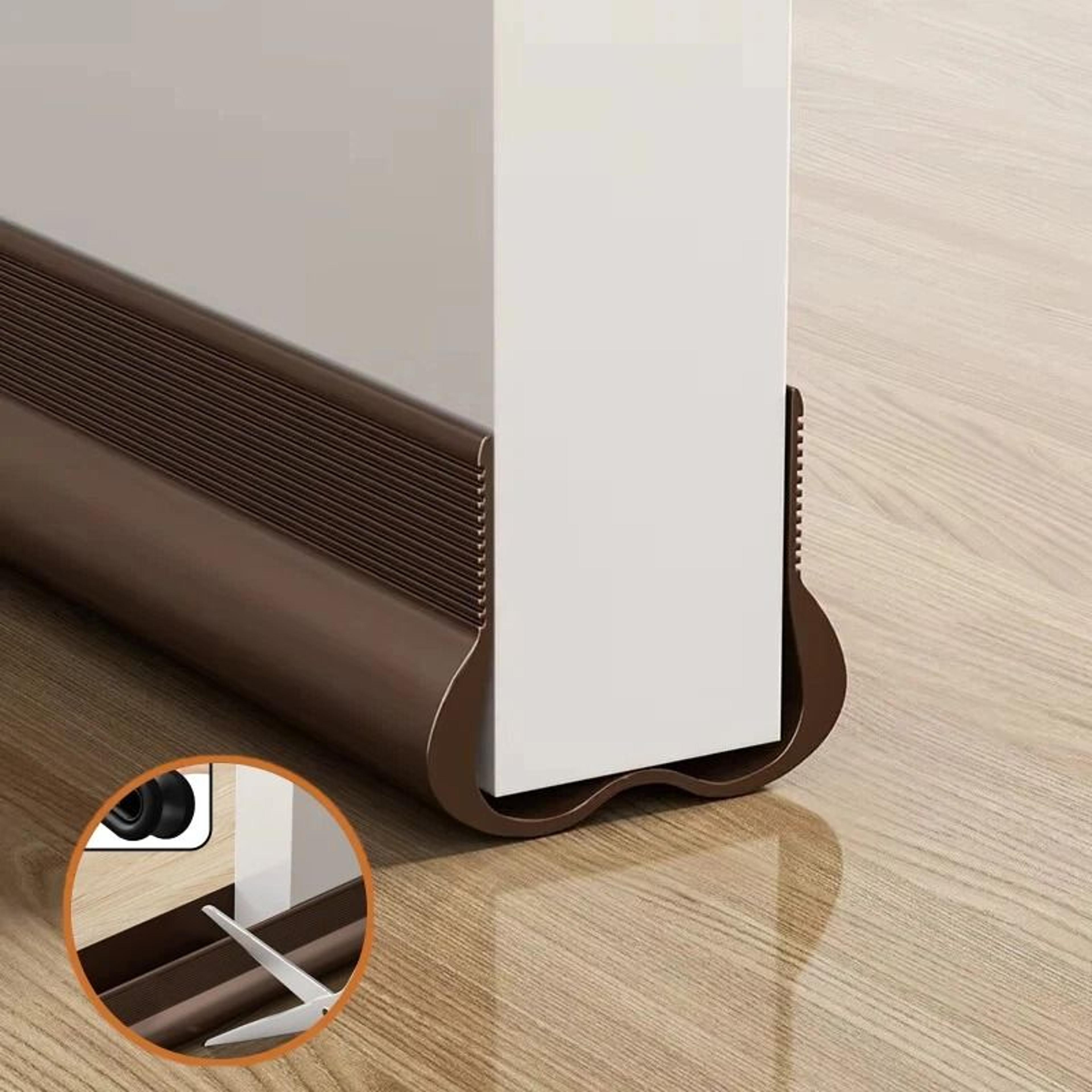 cuttable flexible door bottom draft stopper & weather strip