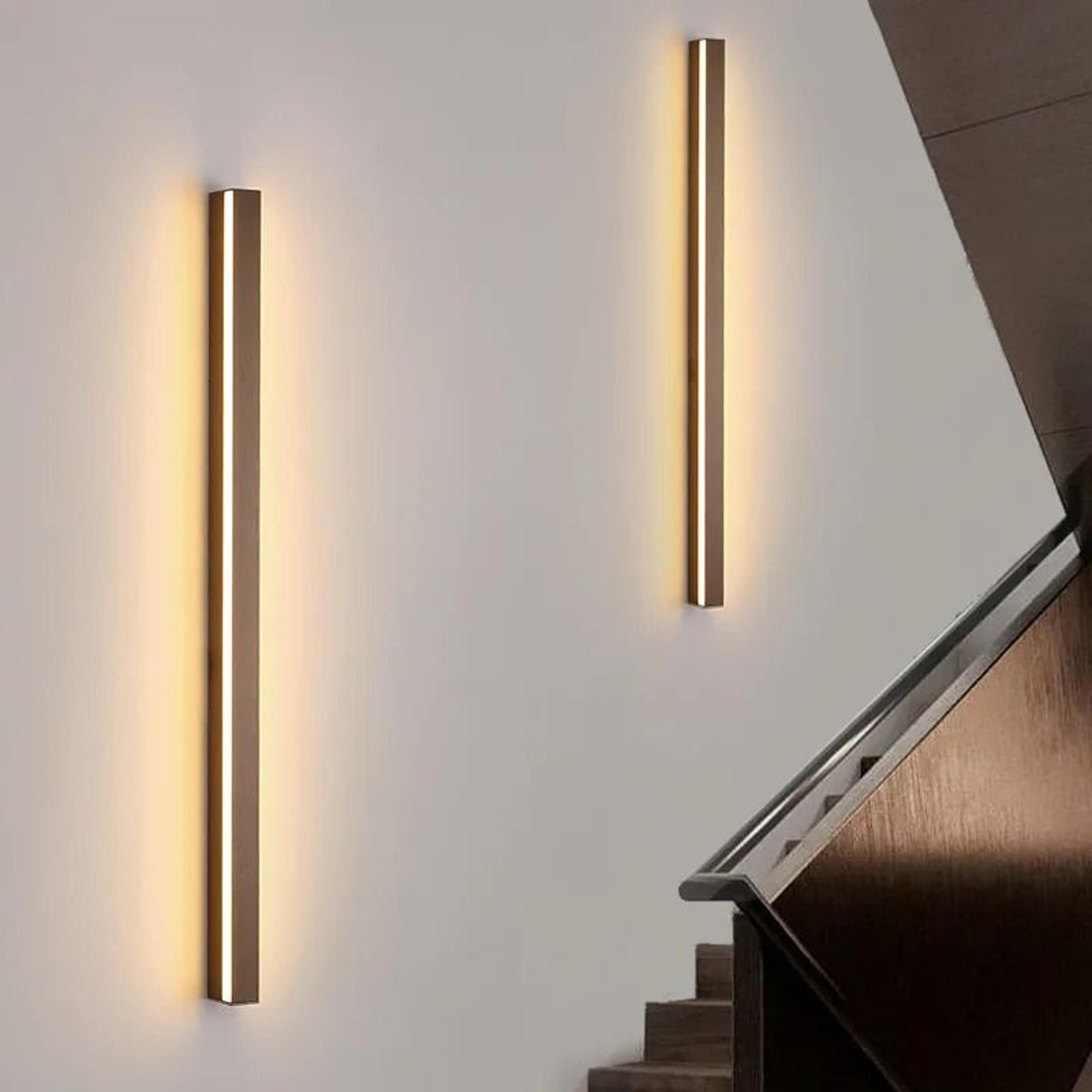 superlong minimalist led line wall sconce light