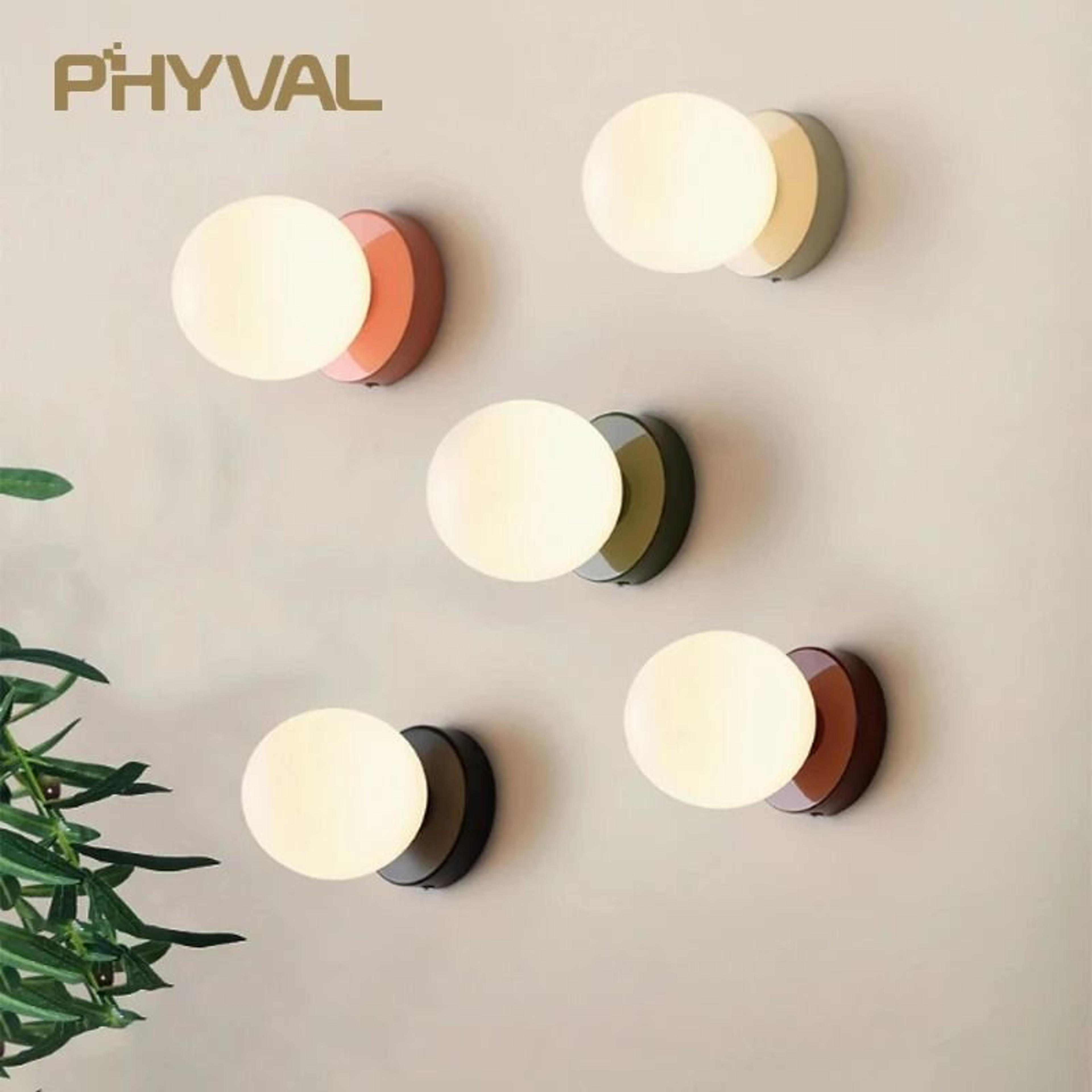 nordic glass orb wall sconce