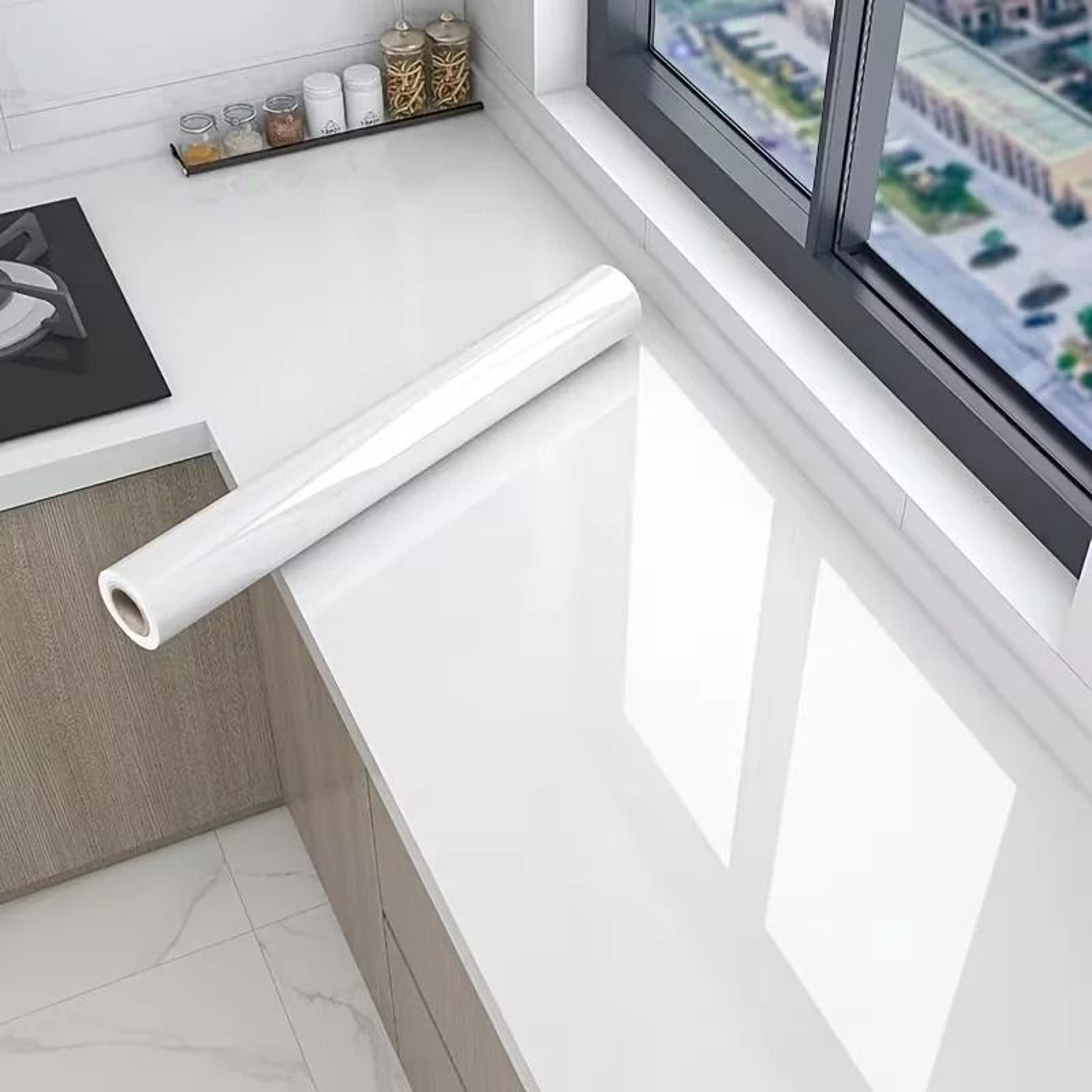kitchen pearlescent film waterproof self-adhesive wallpaper