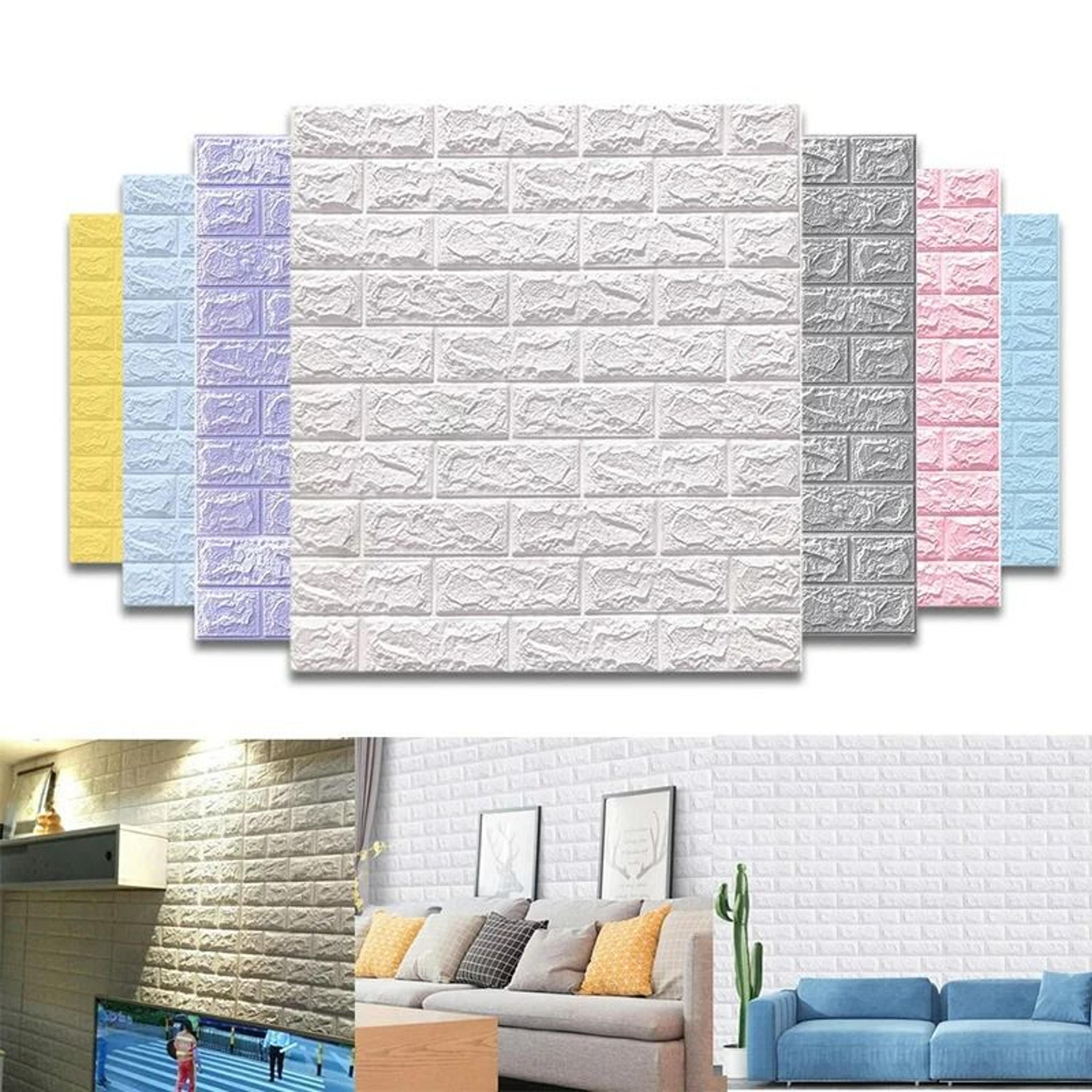3d retro faux brick waterproof self-adhesive wall panel