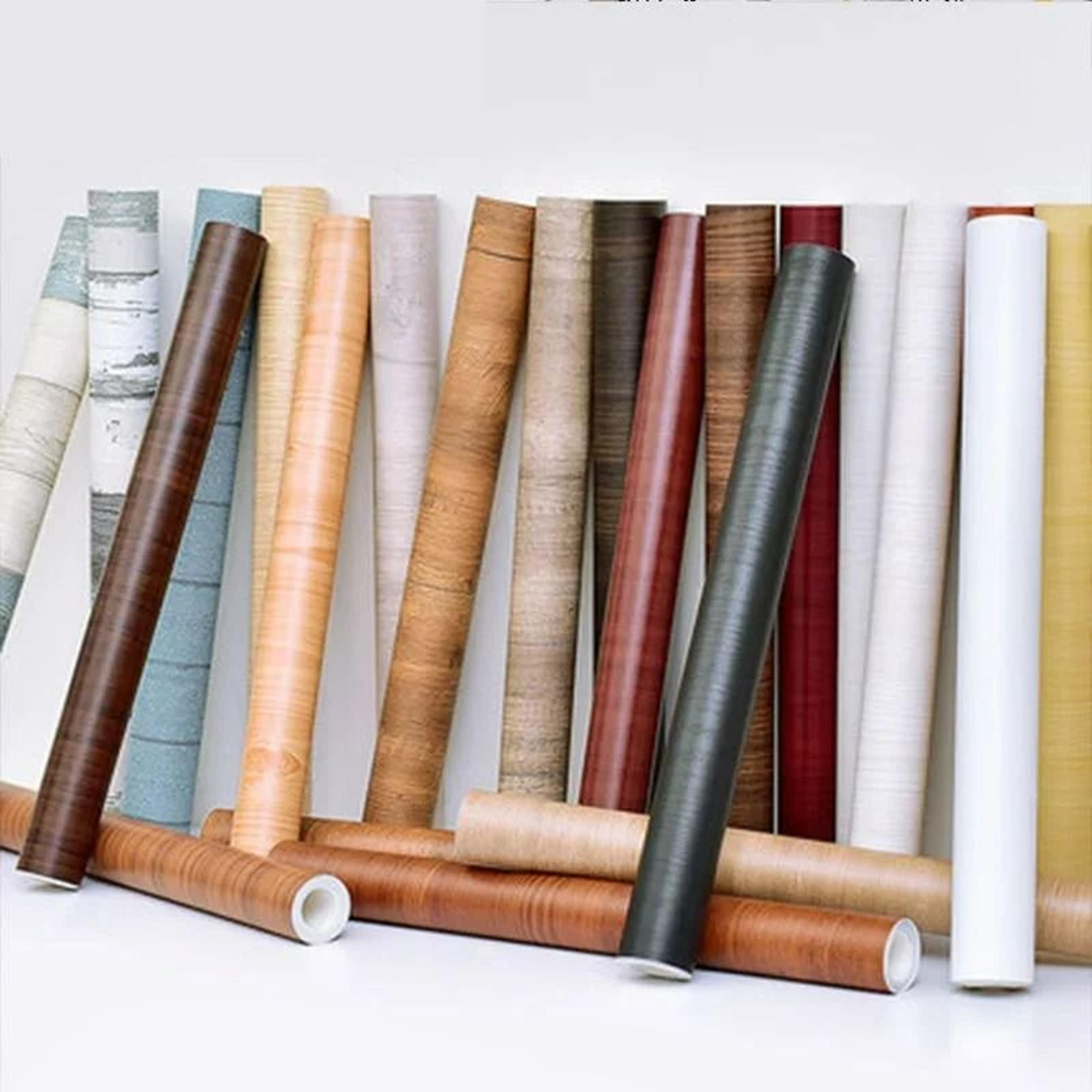 wood grain decorative self-adhesive waterproof contact paper
