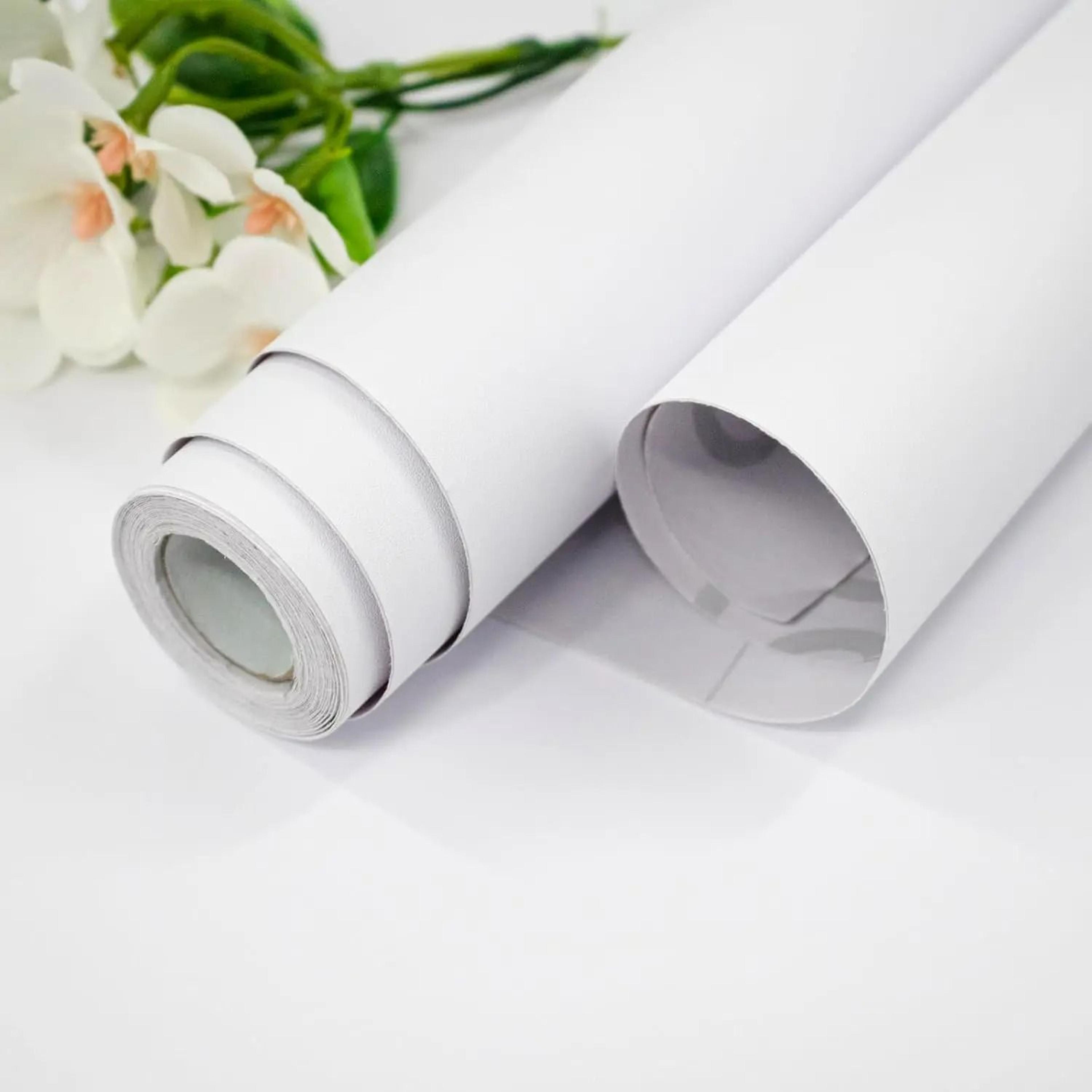modern matte white waterproof self-adhesive contact paper