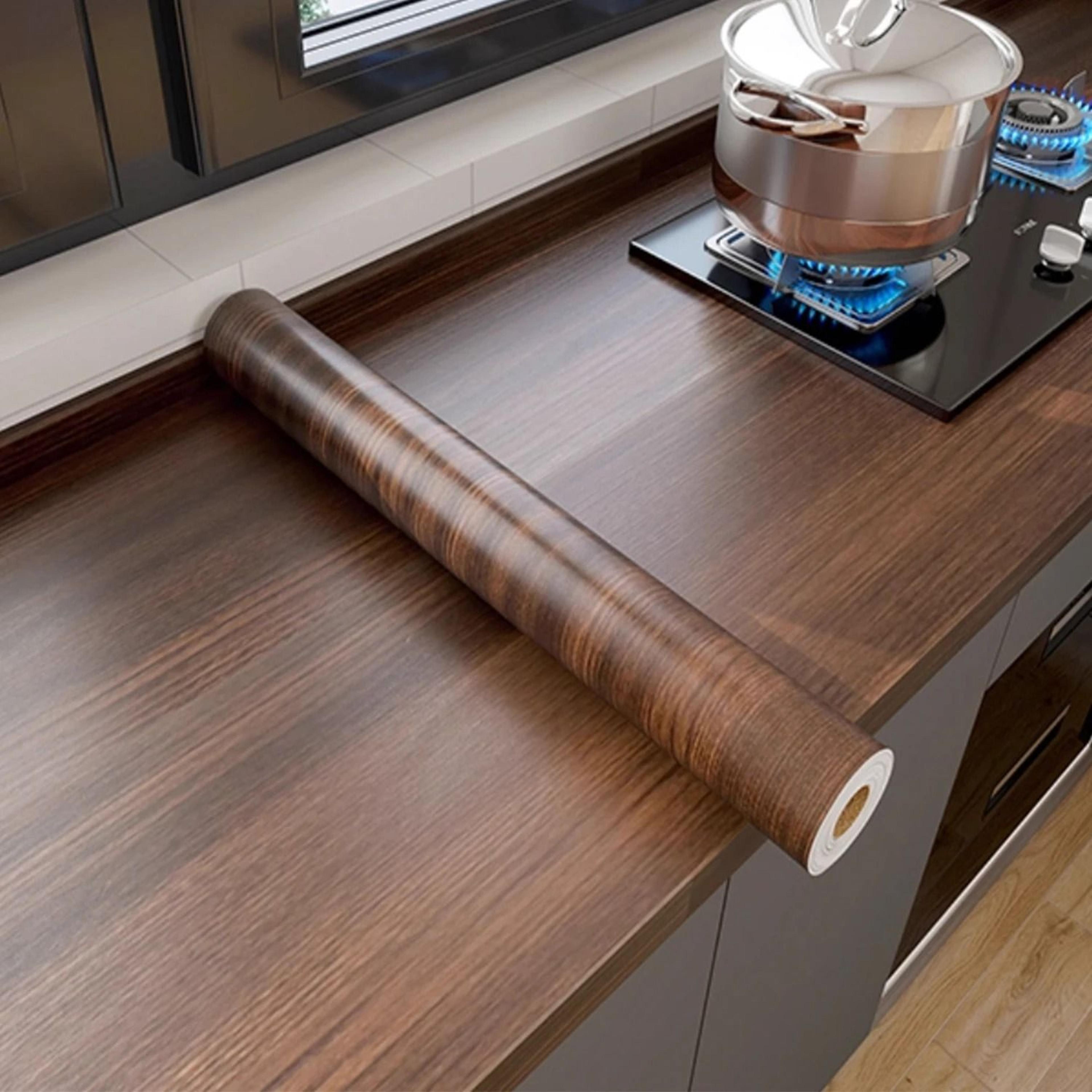 wood grain pvc waterproof self-adhesive furniture vinyl film