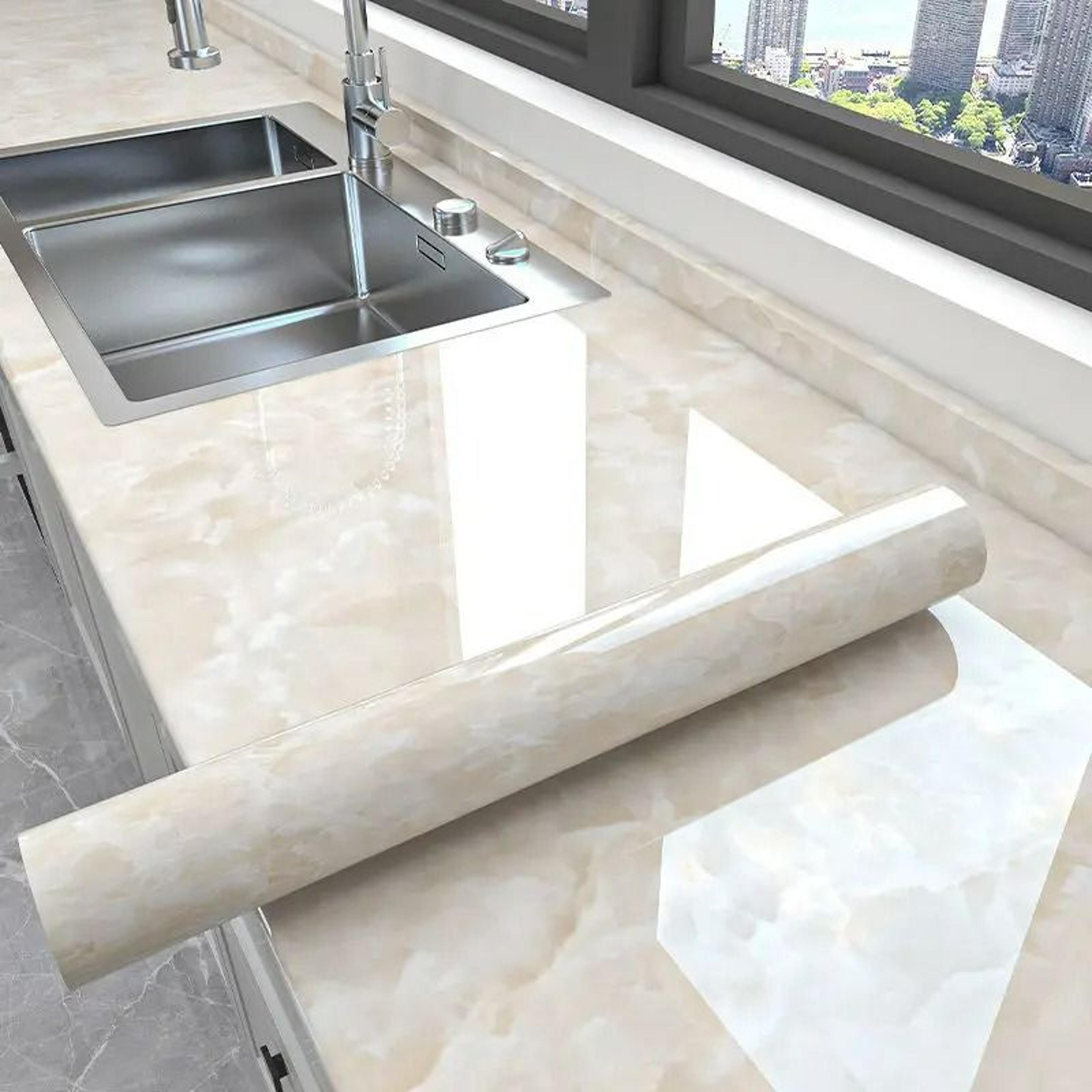 waterproof marble vinyl contact paper roll