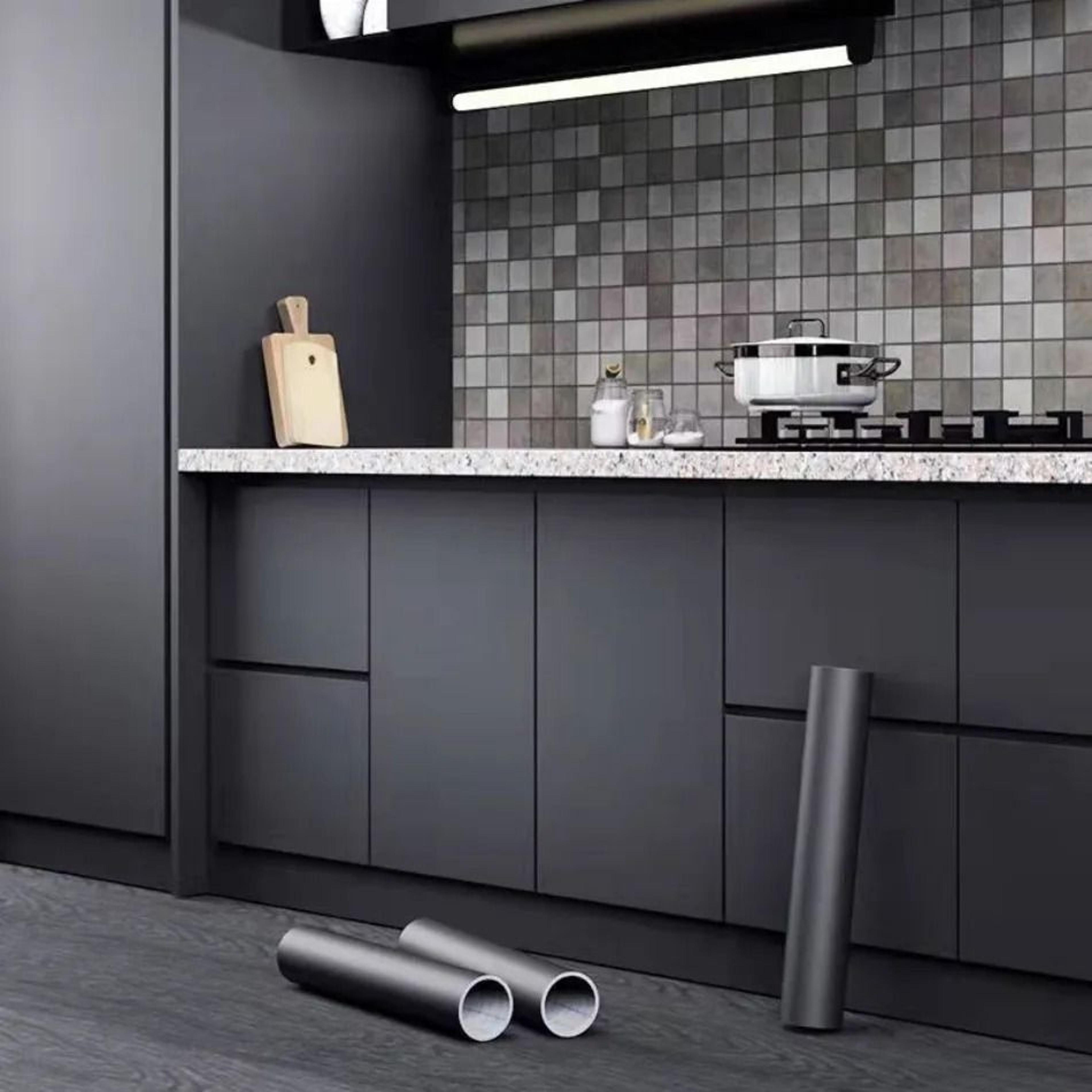 matte solid color thickened waterproof vinyl cabinet film