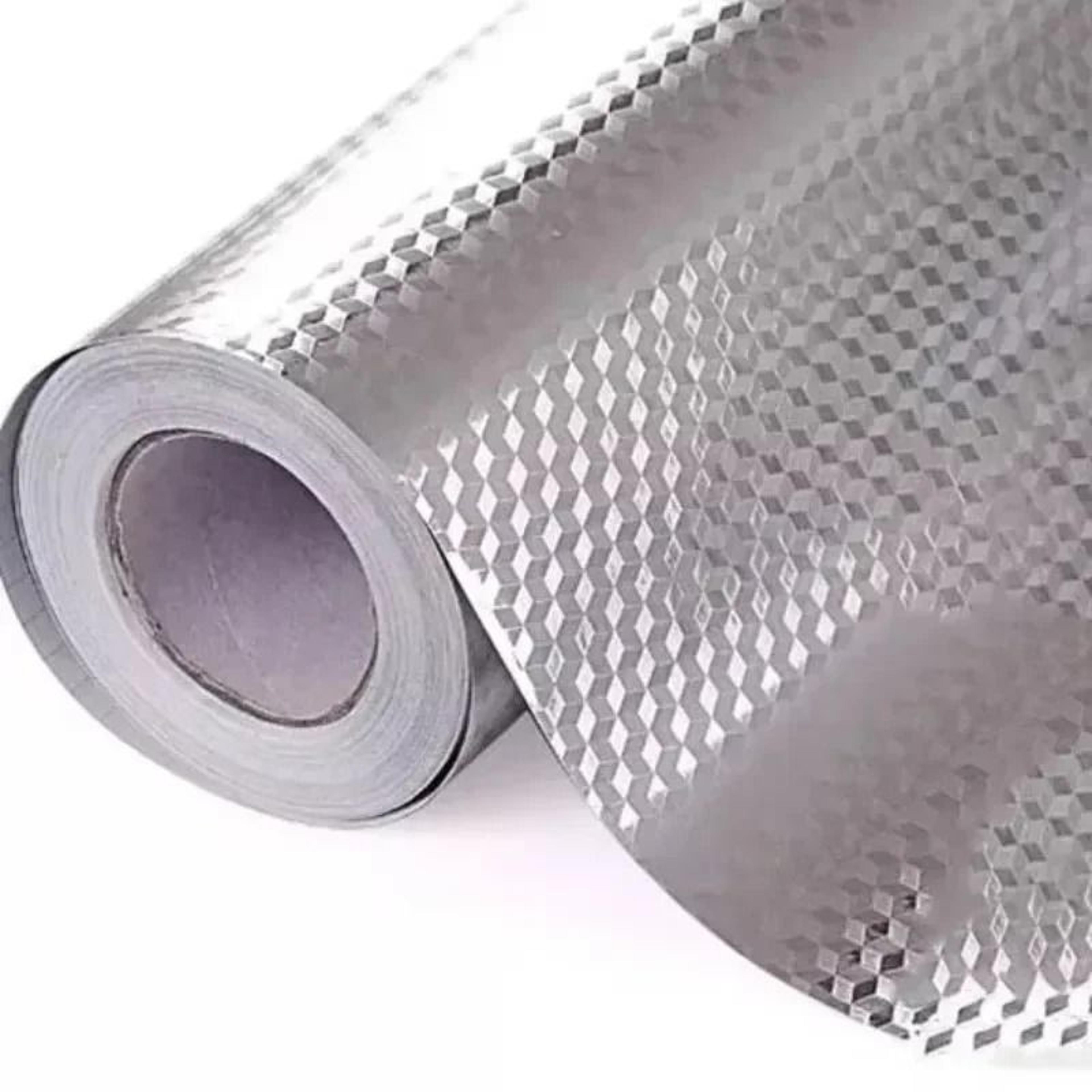 oil-proof self-adhesive aluminum foil kitchen backsplash wallpaper