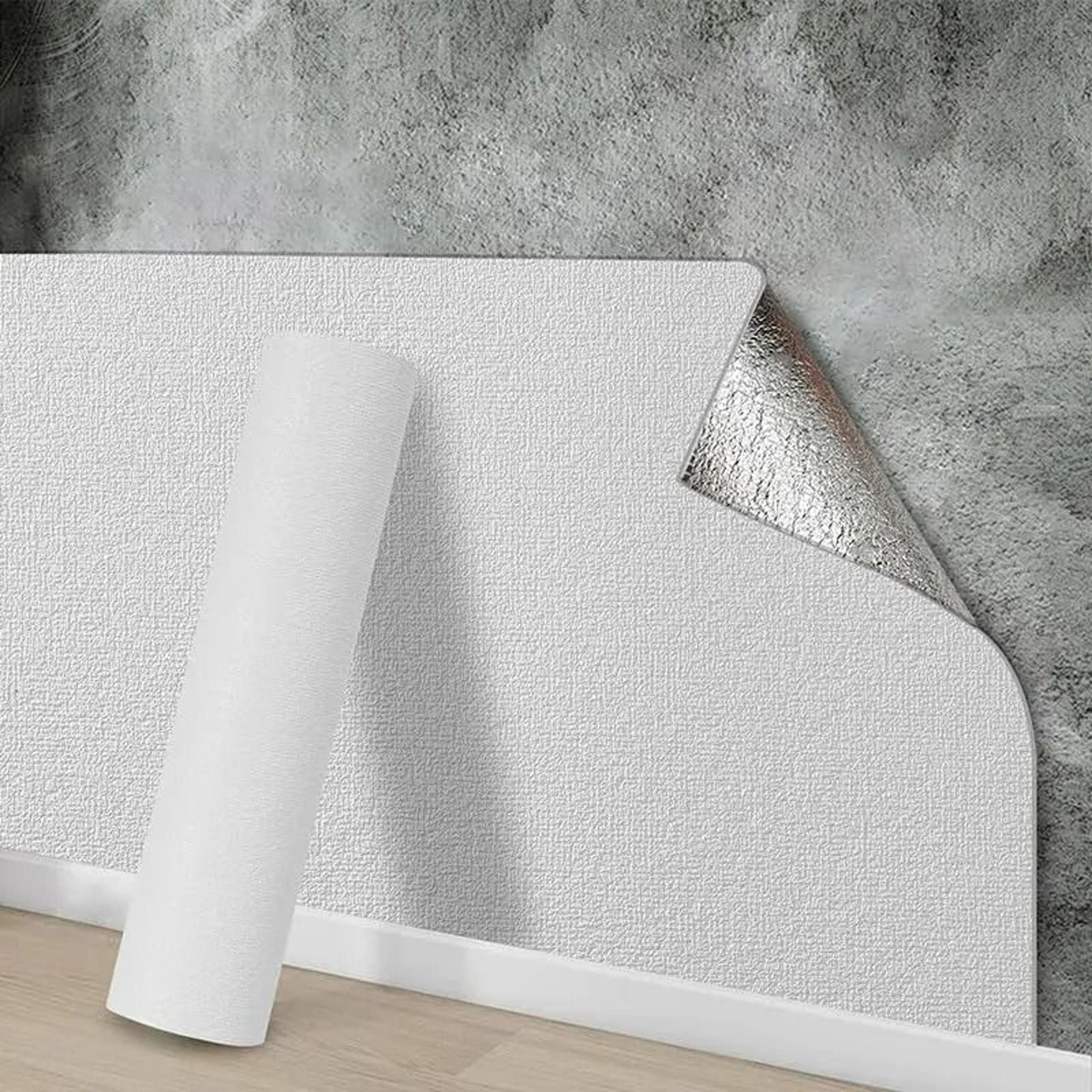 3d linen textured thickened self-adhesive waterproof wallpaper roll