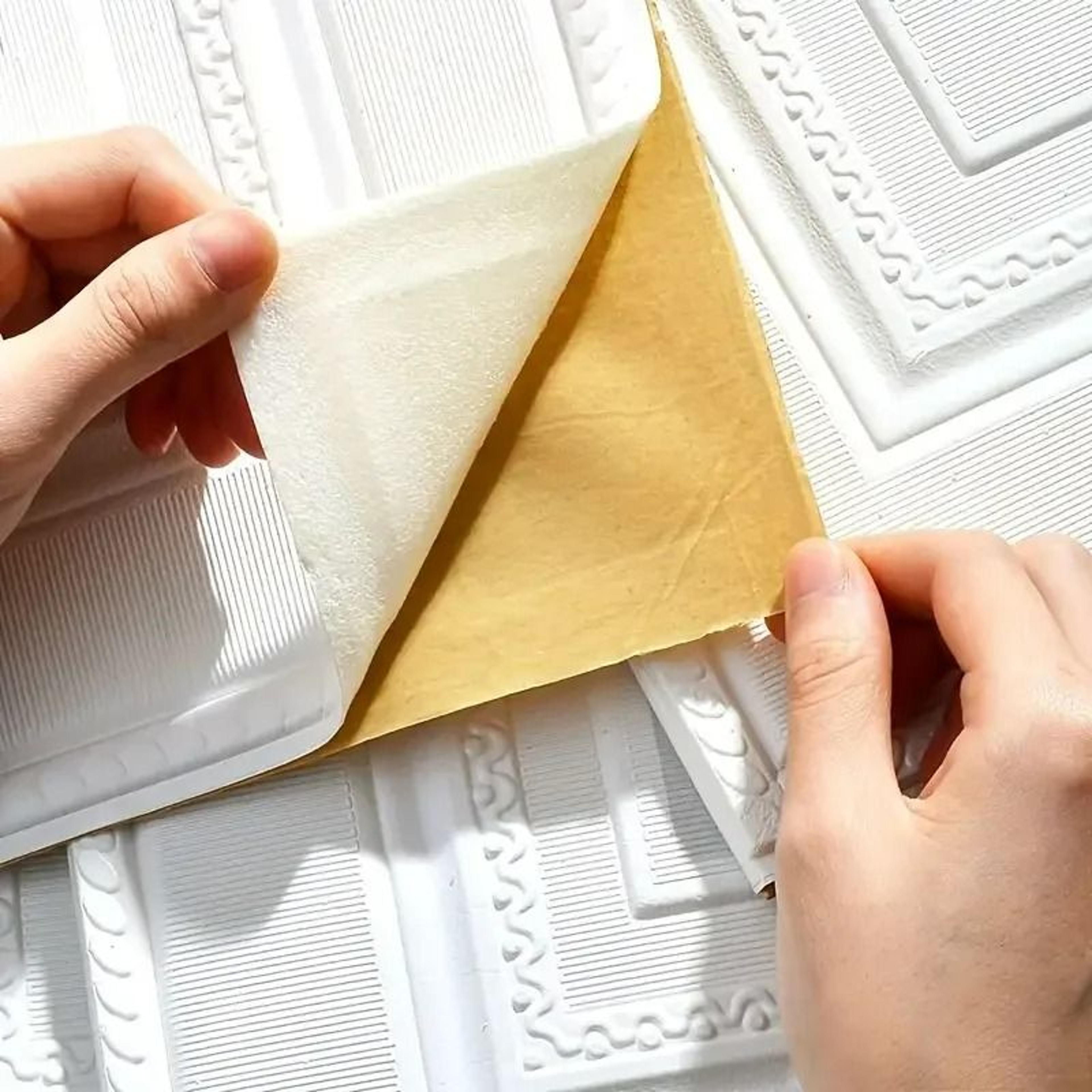 3d stereo self-adhesive waterproof wall sticker panel