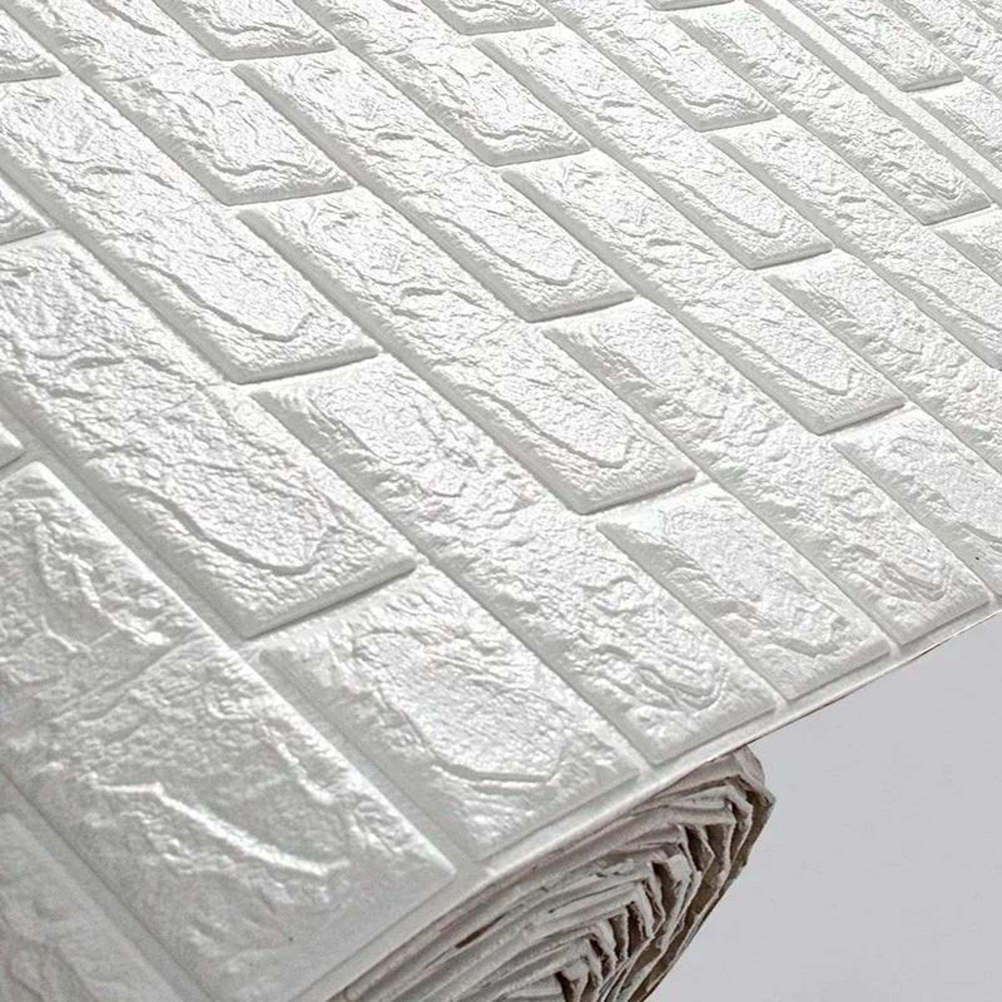 antique 3d foam brick self-adhesive waterproof wallpaper roll