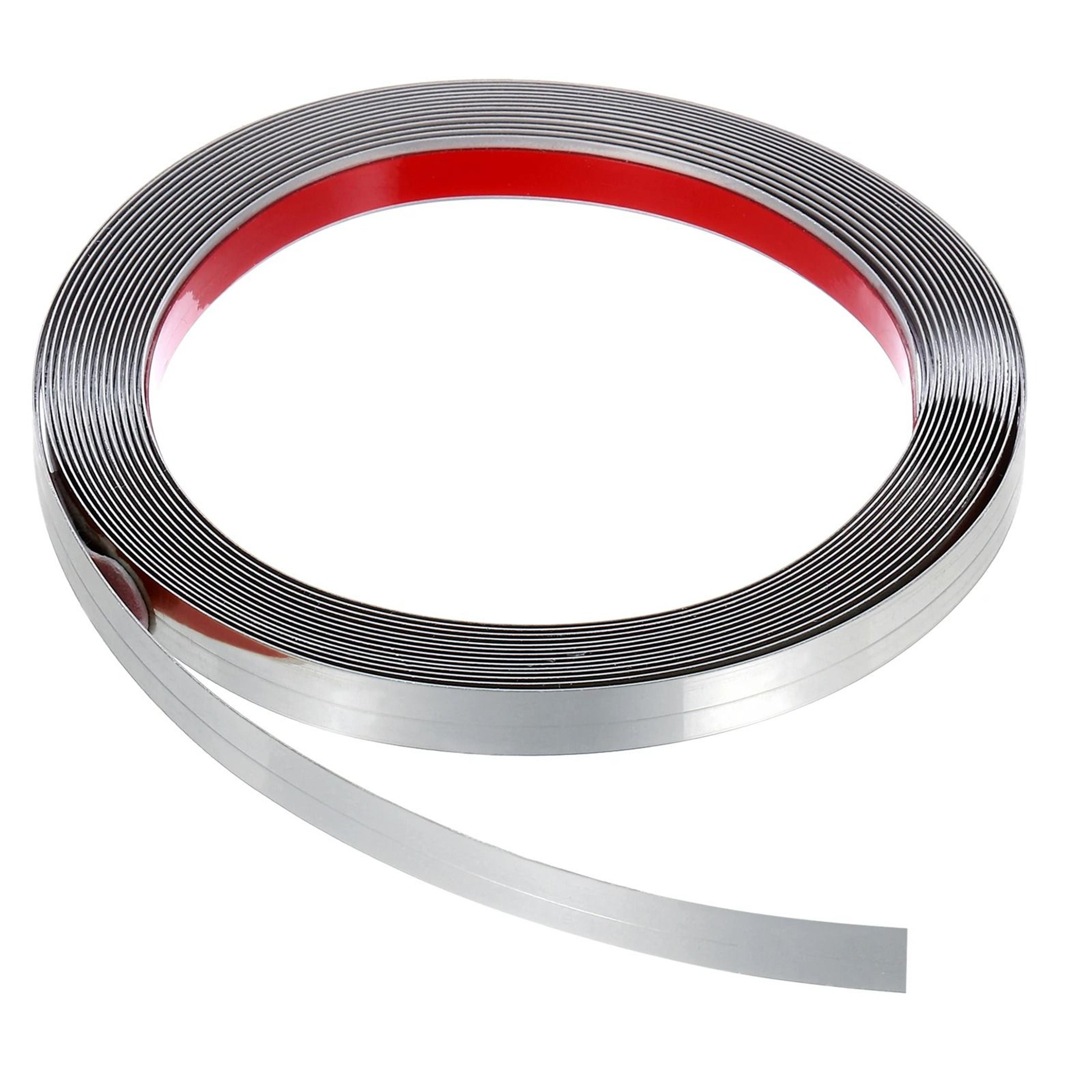 silver mirror stainless steel flat decorative trim strip