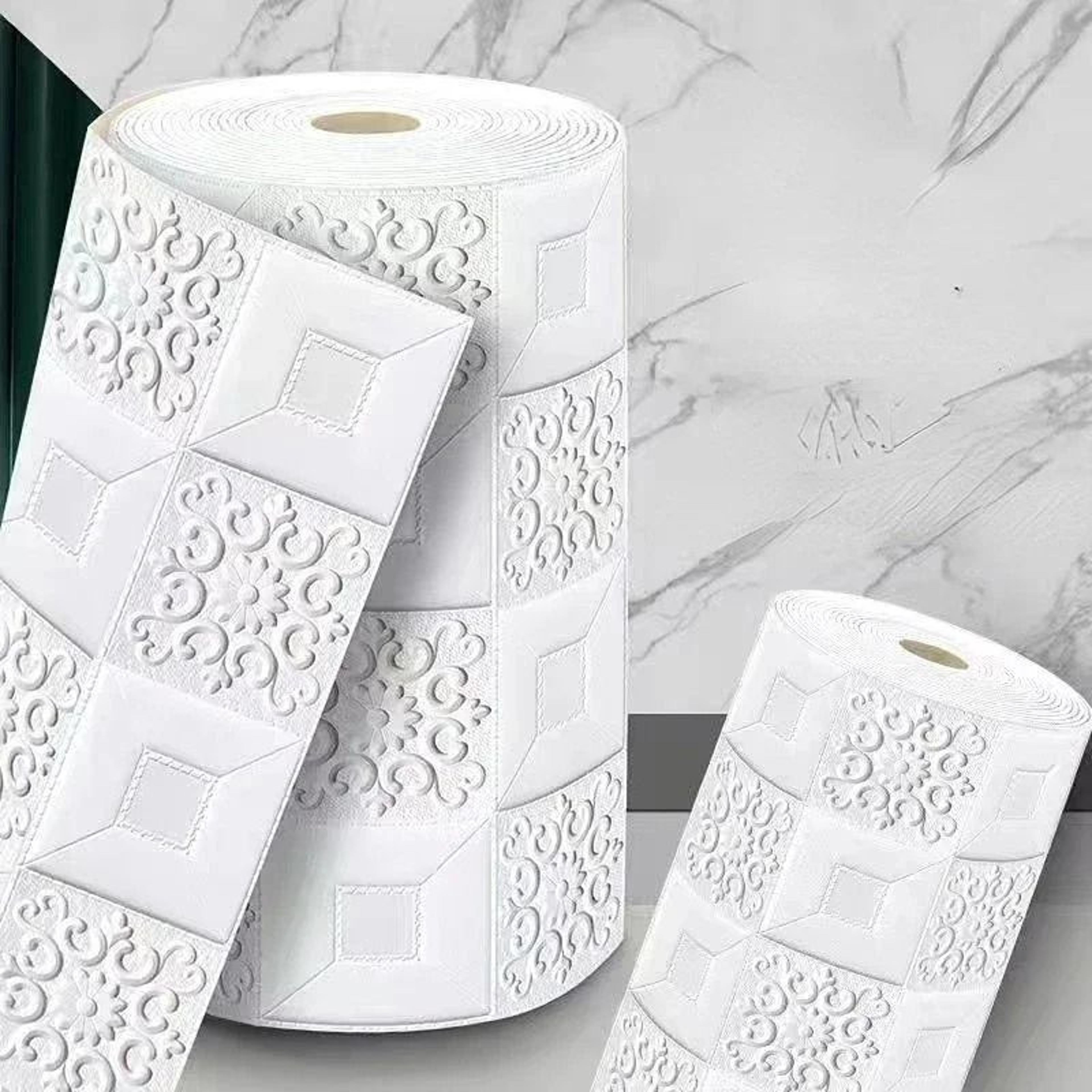 waterproof 3d stereo roof & ceiling self-adhesive wallpaper roll