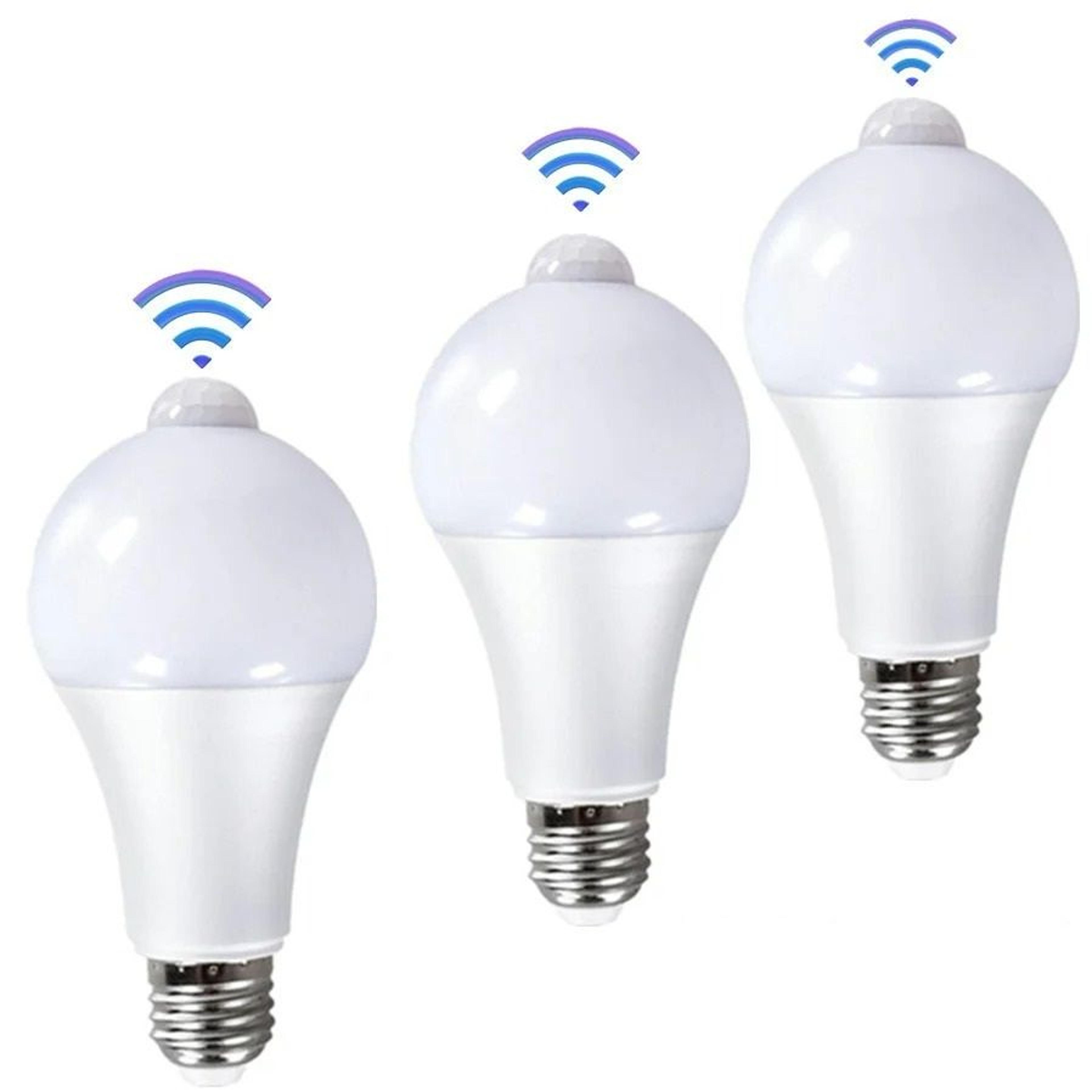 smart e27 pir motion sensor led light bulb