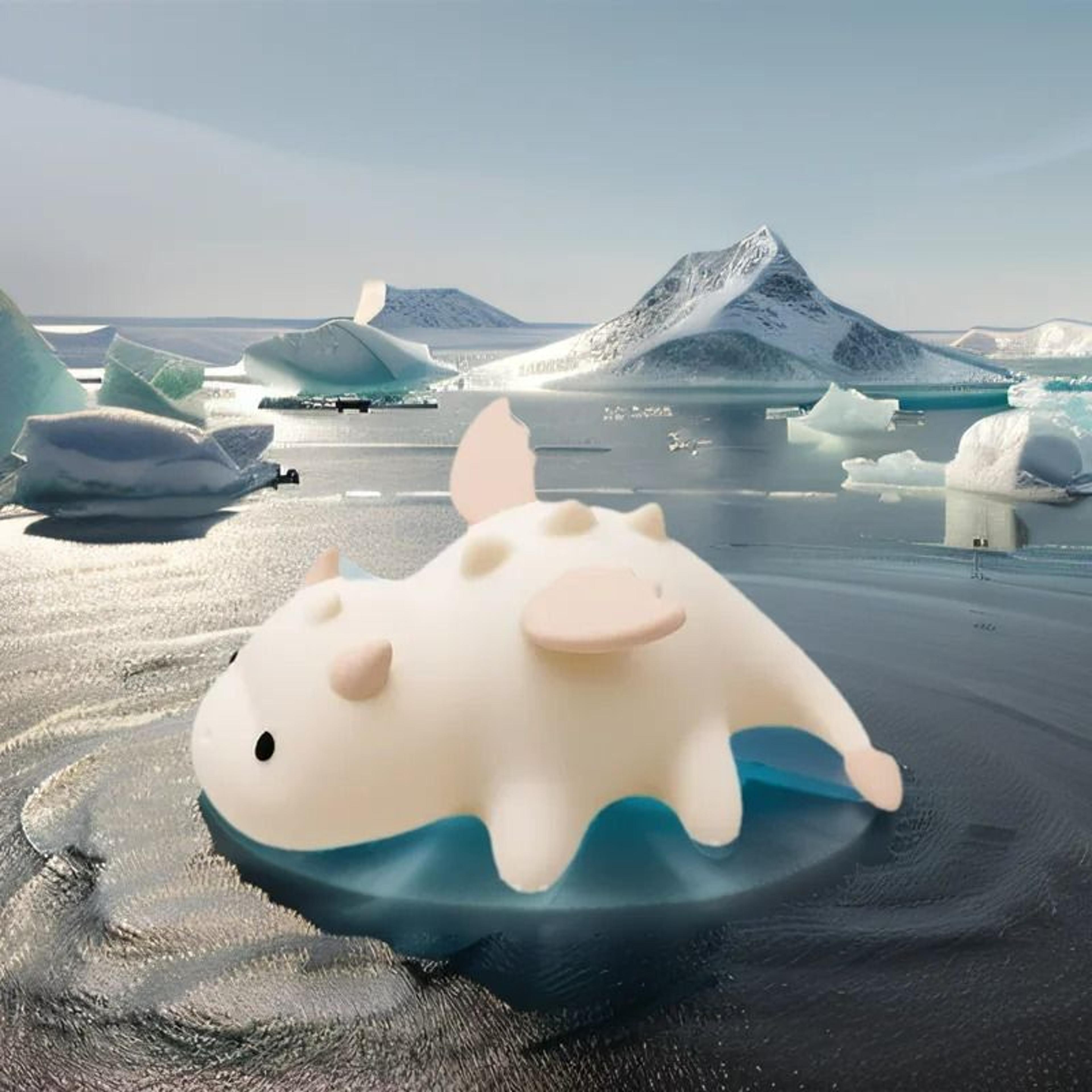cute cartoon naillong silicone led night light