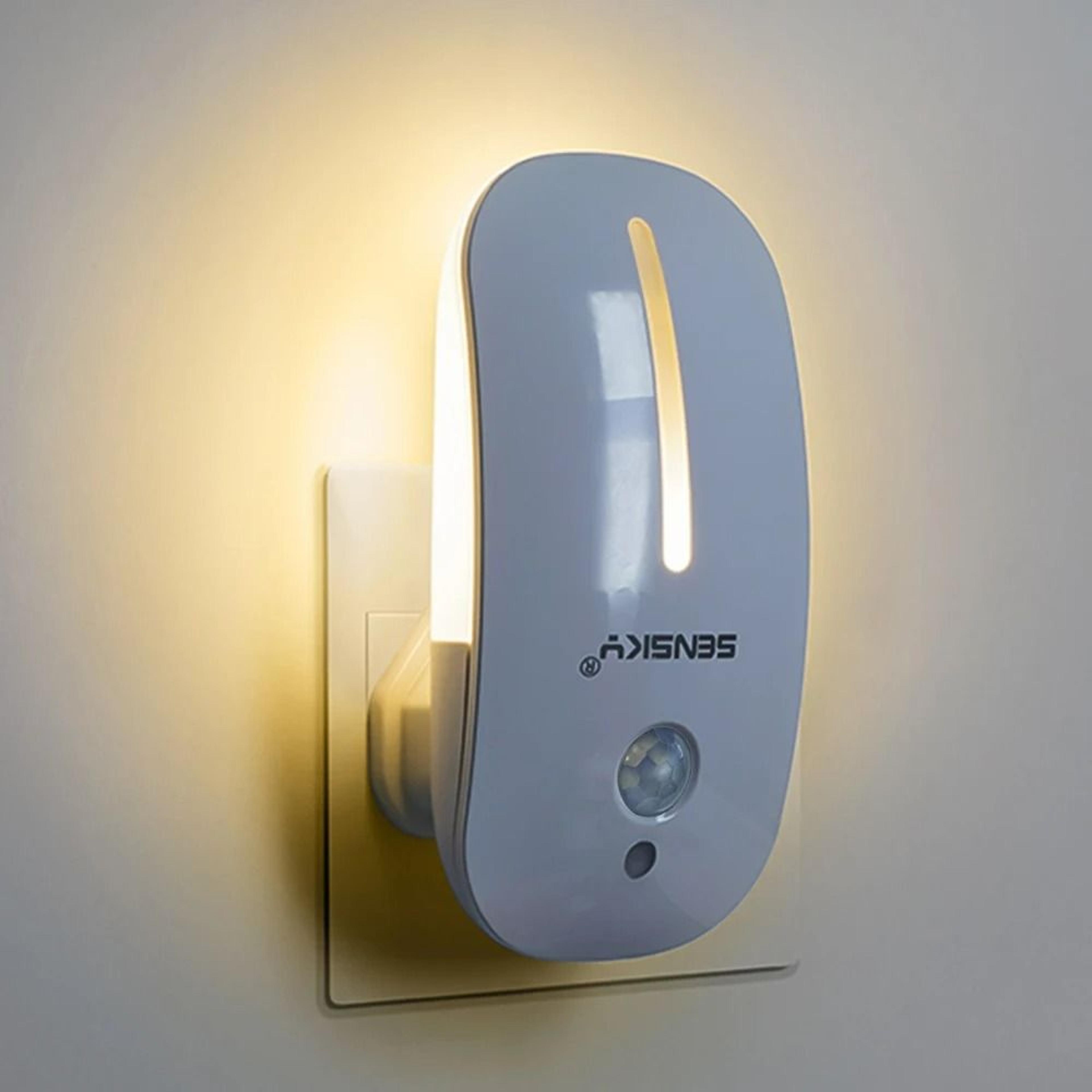 dual-glow motion sensor led night light
