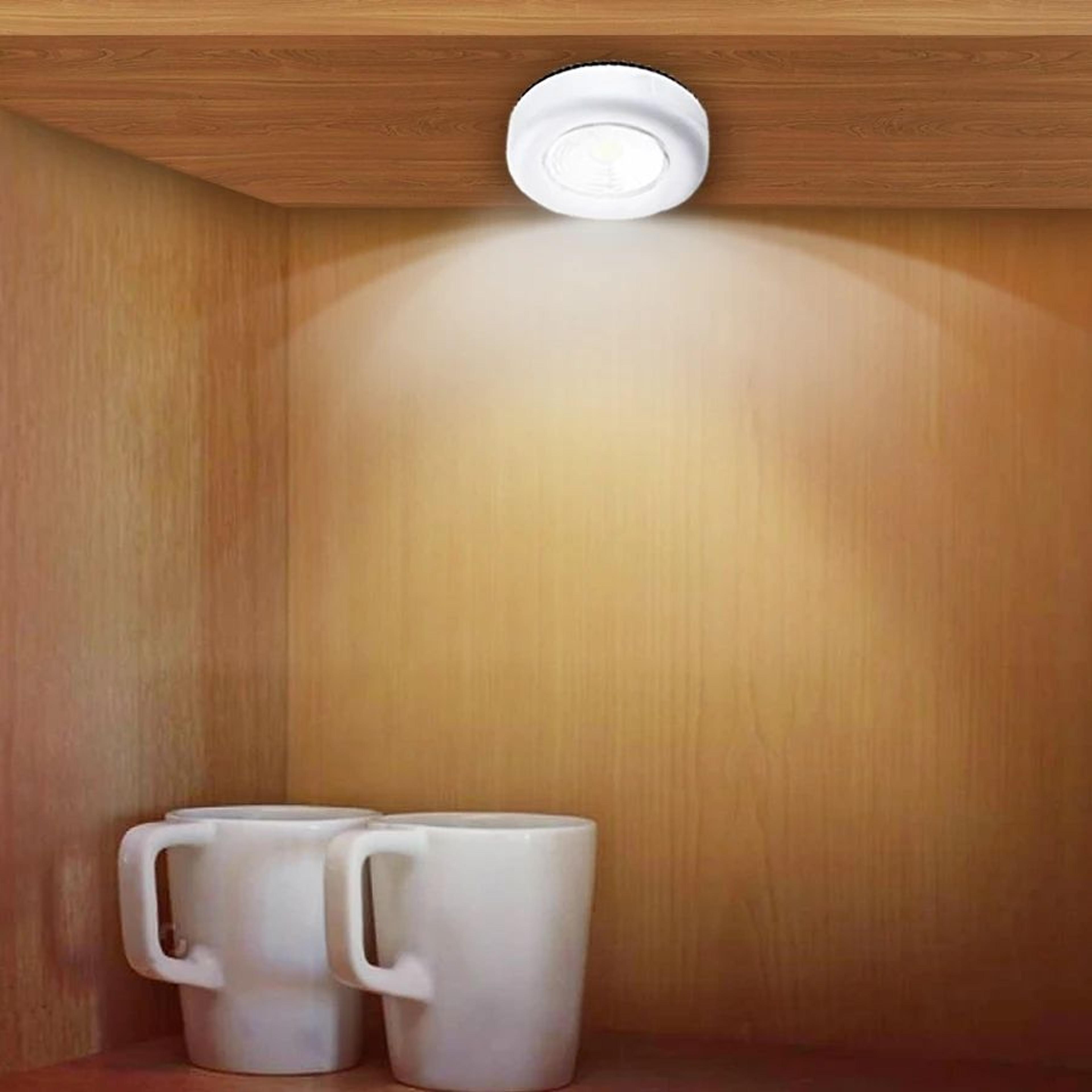 cob led stick-on touch puck light