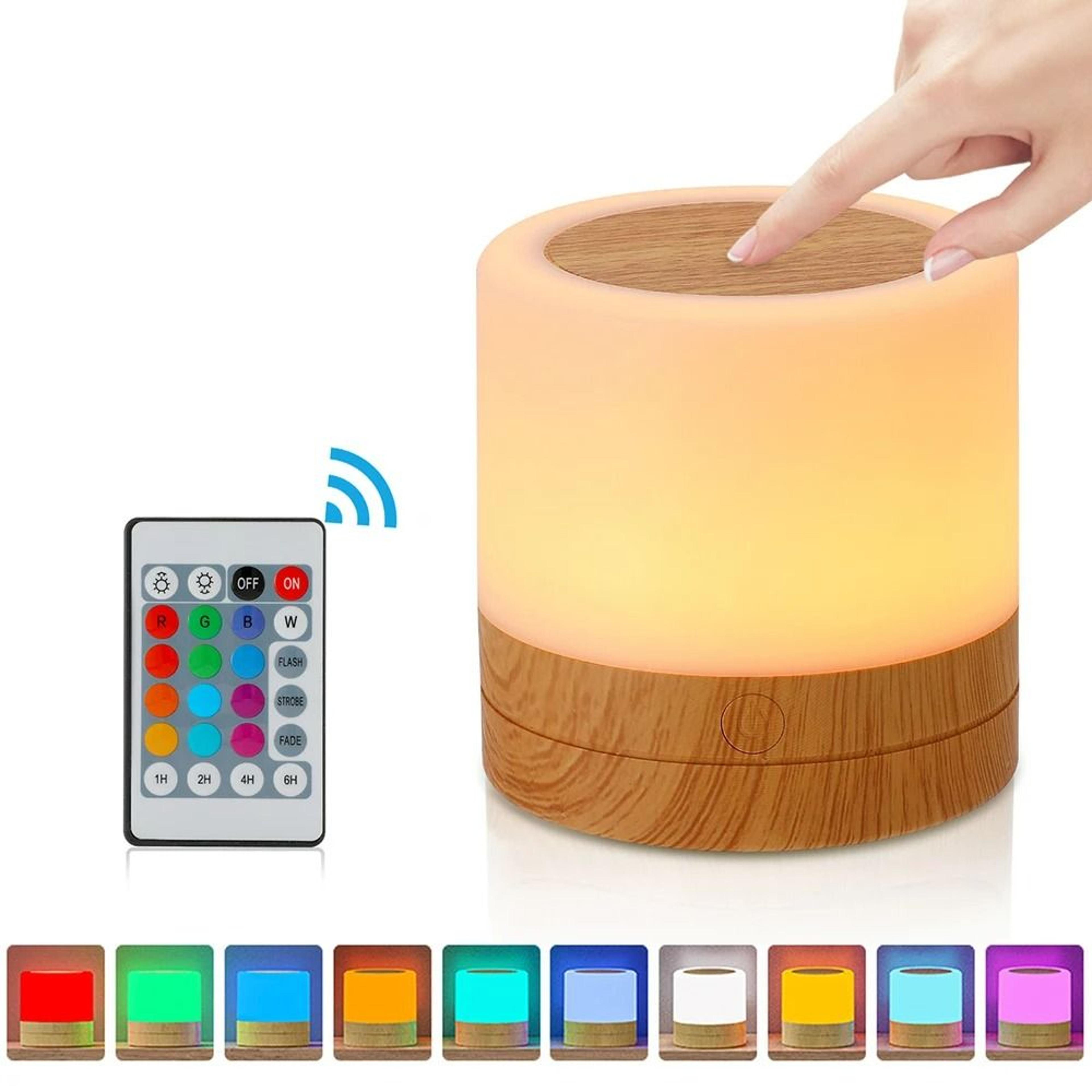 portable rgb atmosphere night light & camping lamp