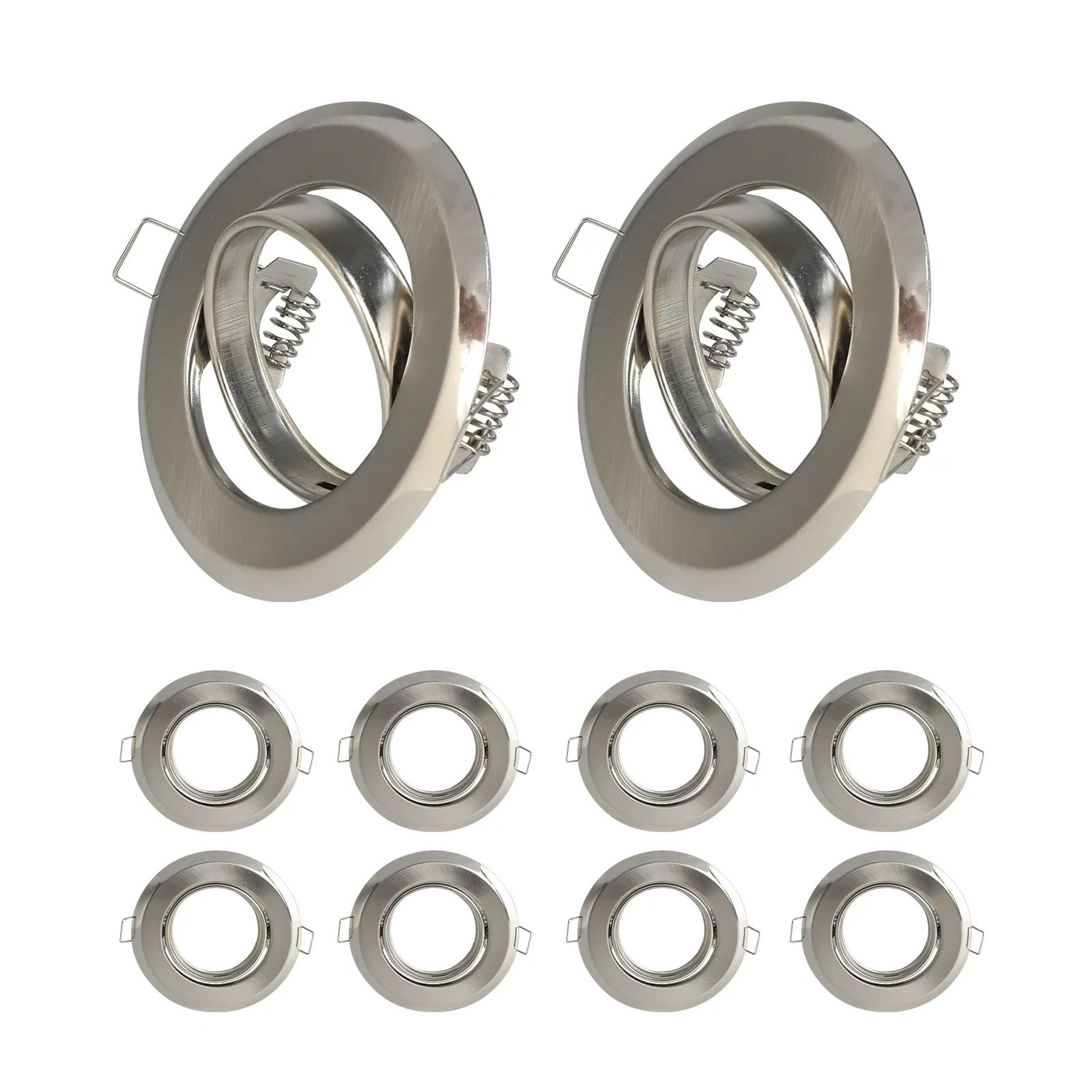 10-piece single-ring recessed led spotlight frame fittings