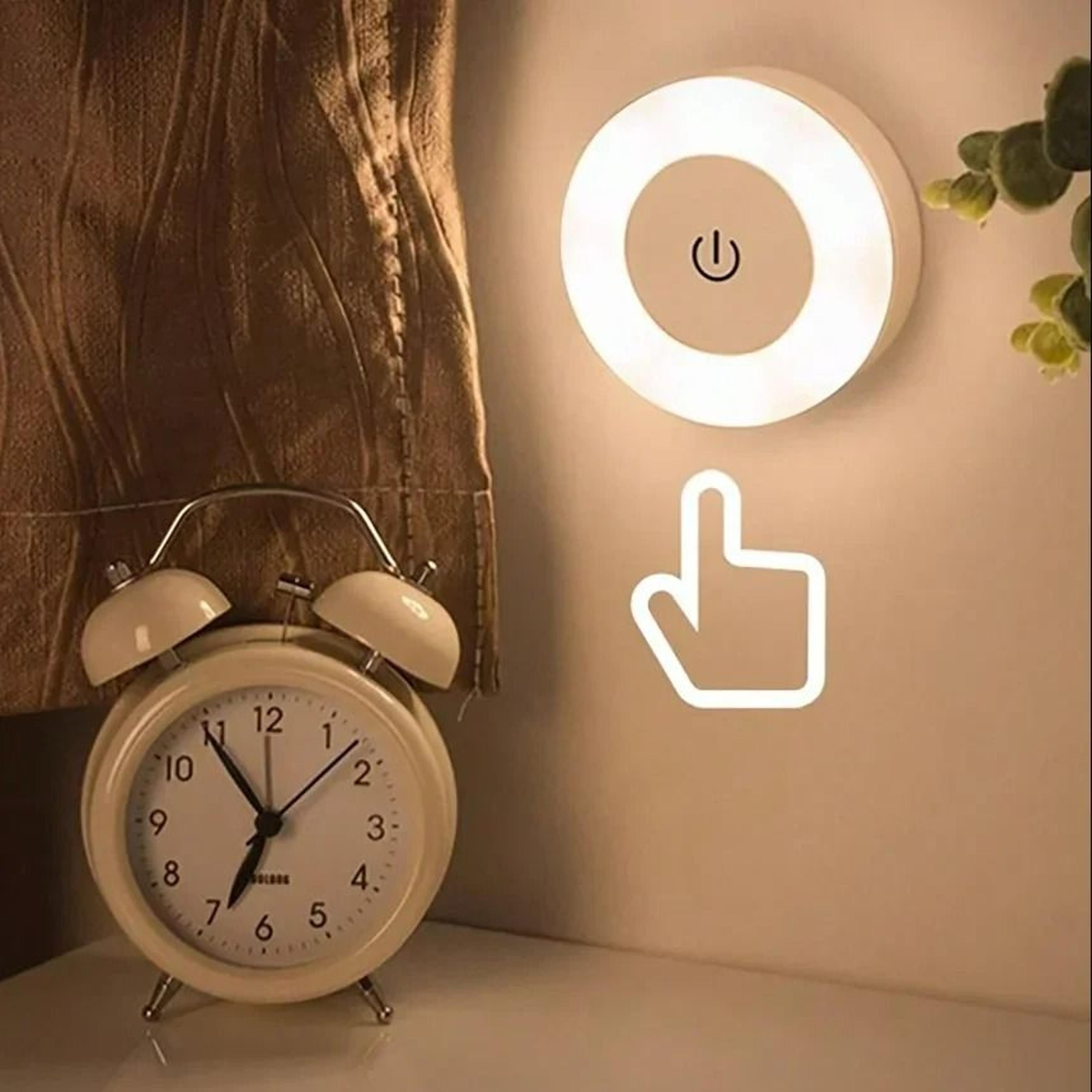 portable usb rechargeable led wall sconce touch control bedside night light