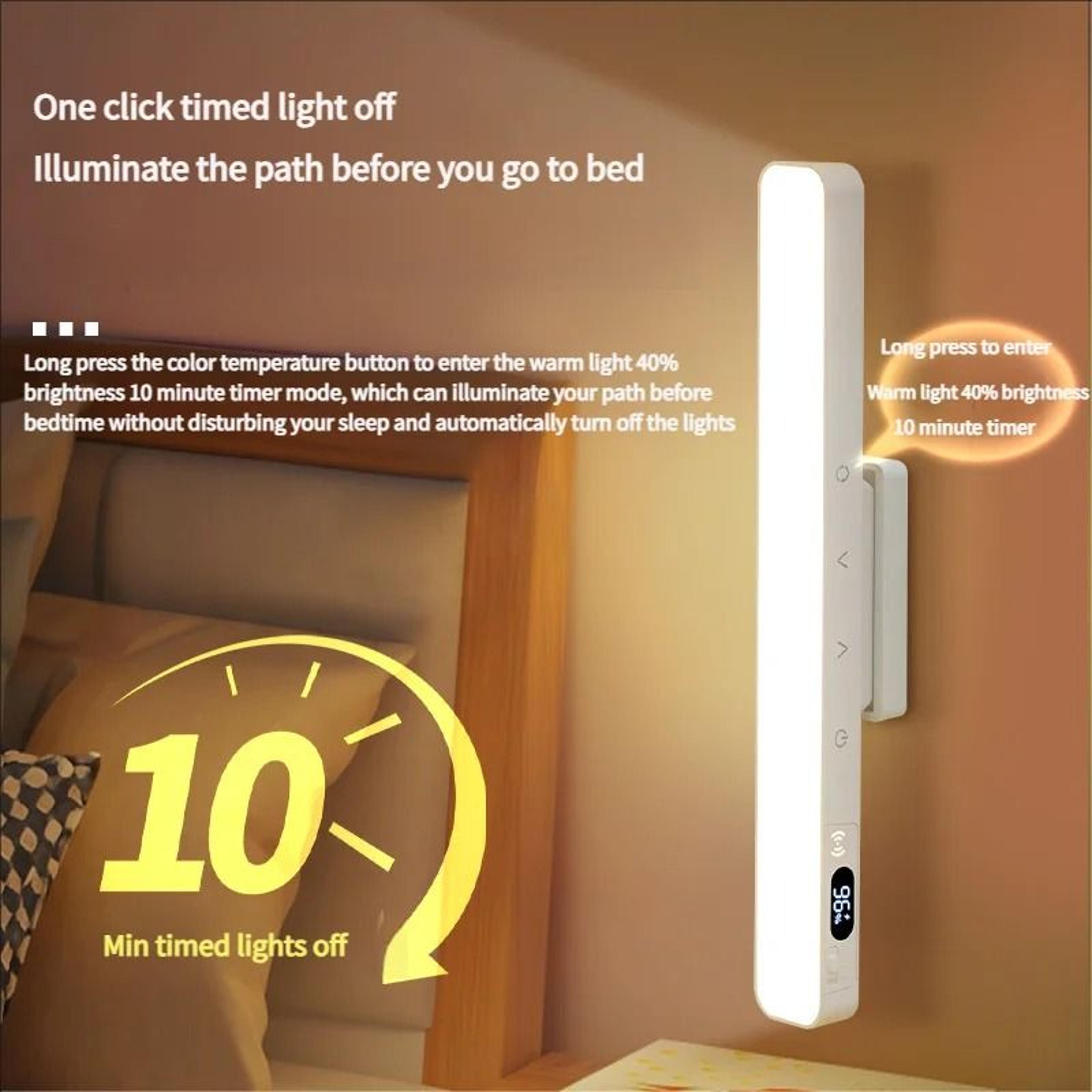 magnetic touch led desk lamp built-in 2500mah battery rechargeable under-cabinet light
