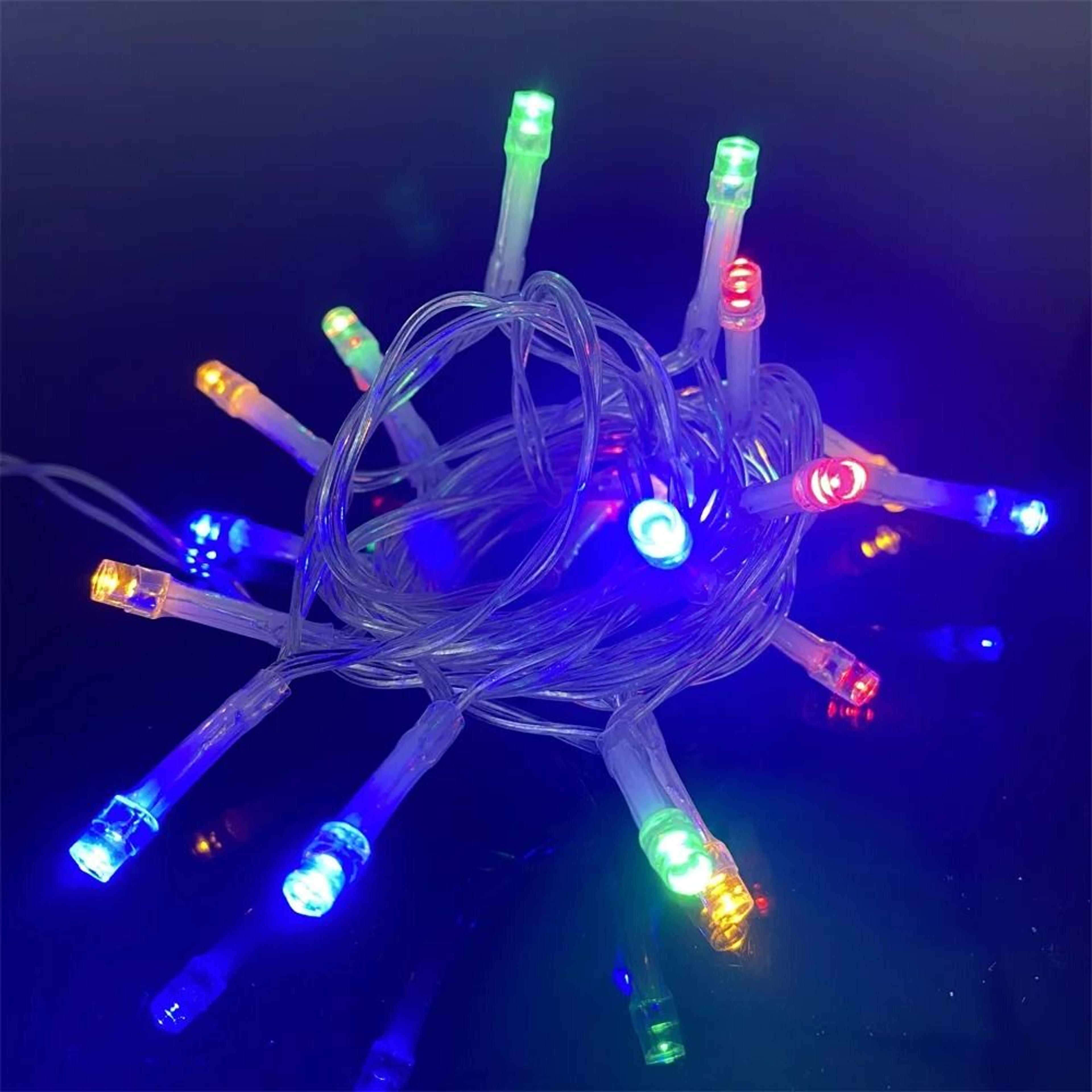 battery-powered led fairy light string garland holiday decor