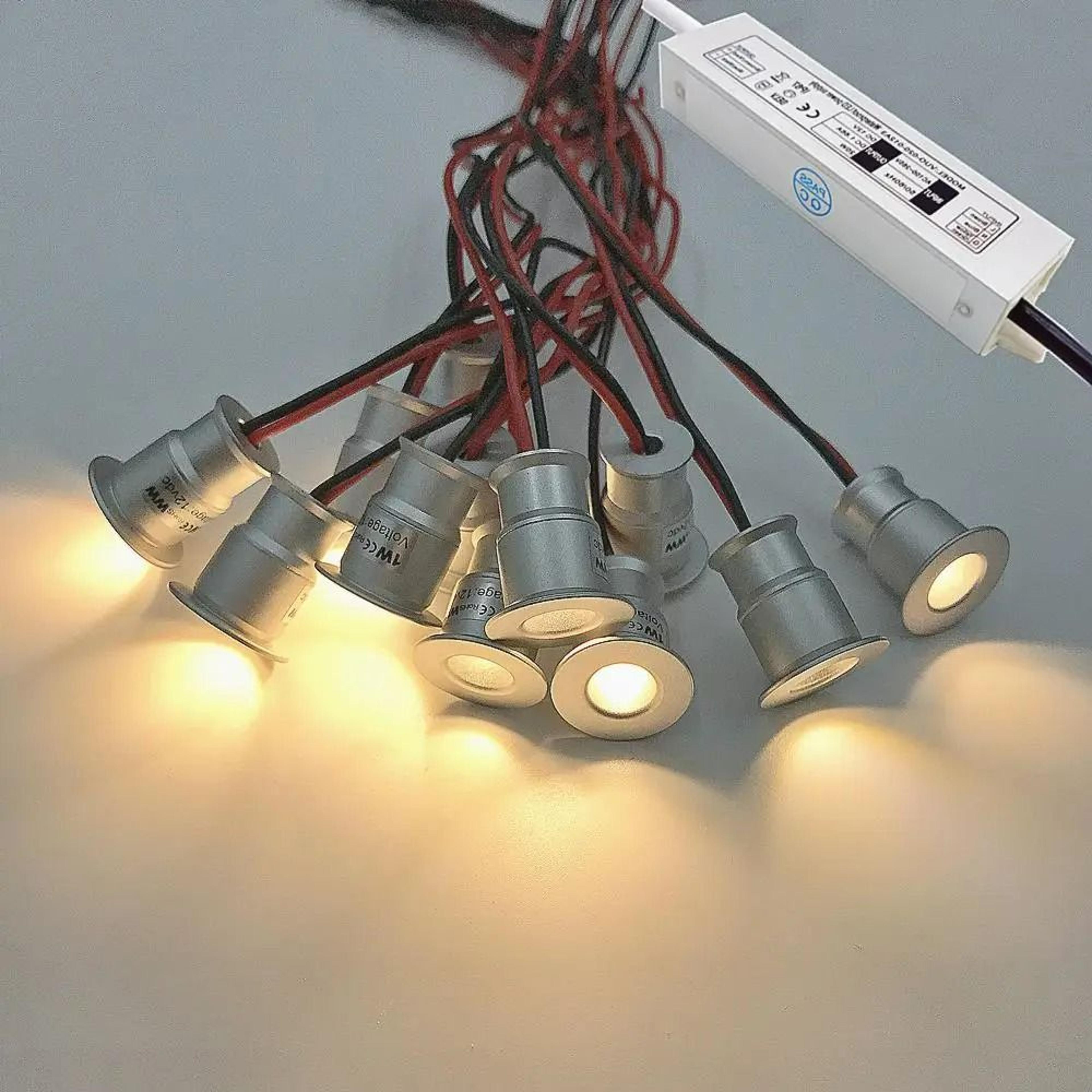 mini 1w submersible ip65 led spotlight kit with transformer driver