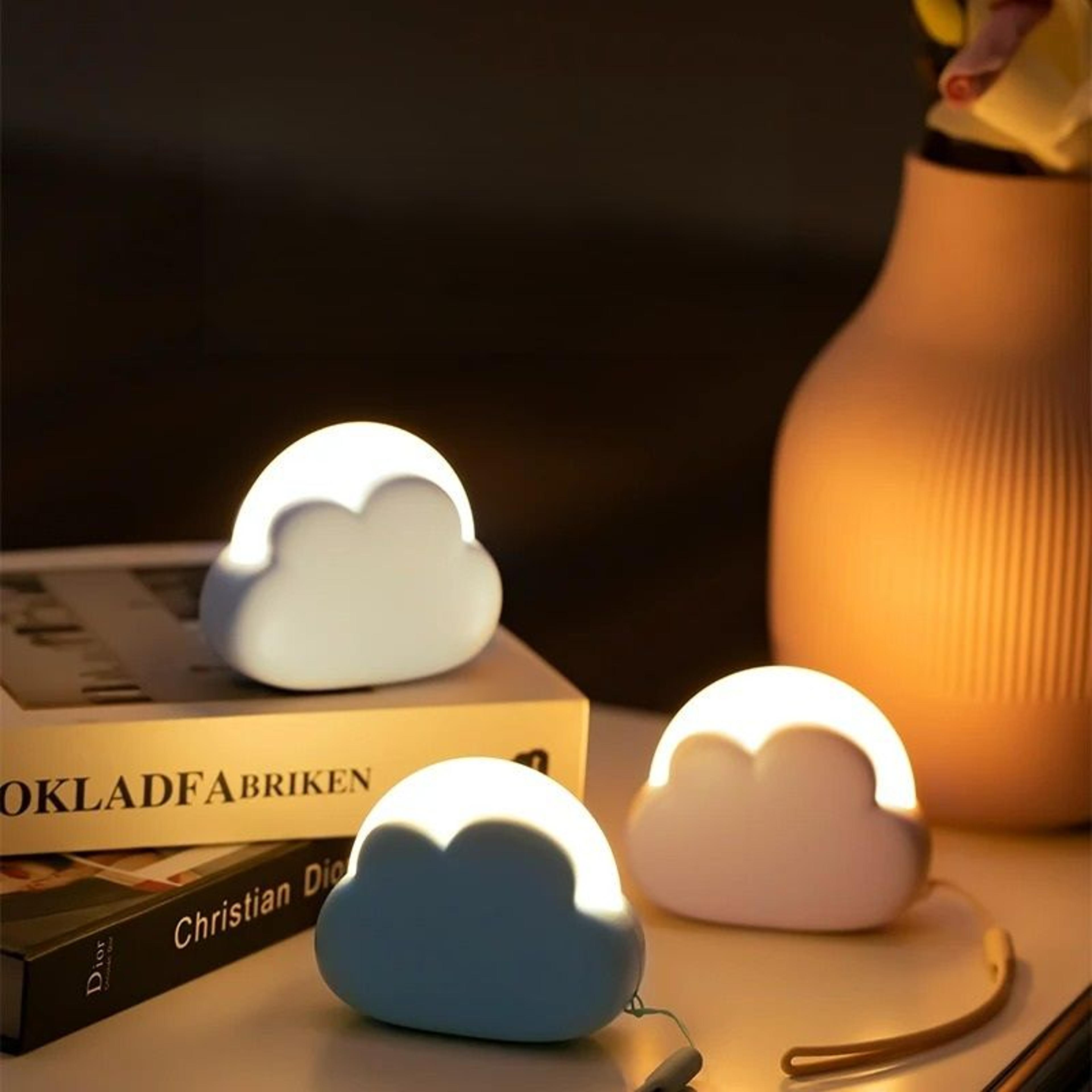 mini usb wireless cloud led night light