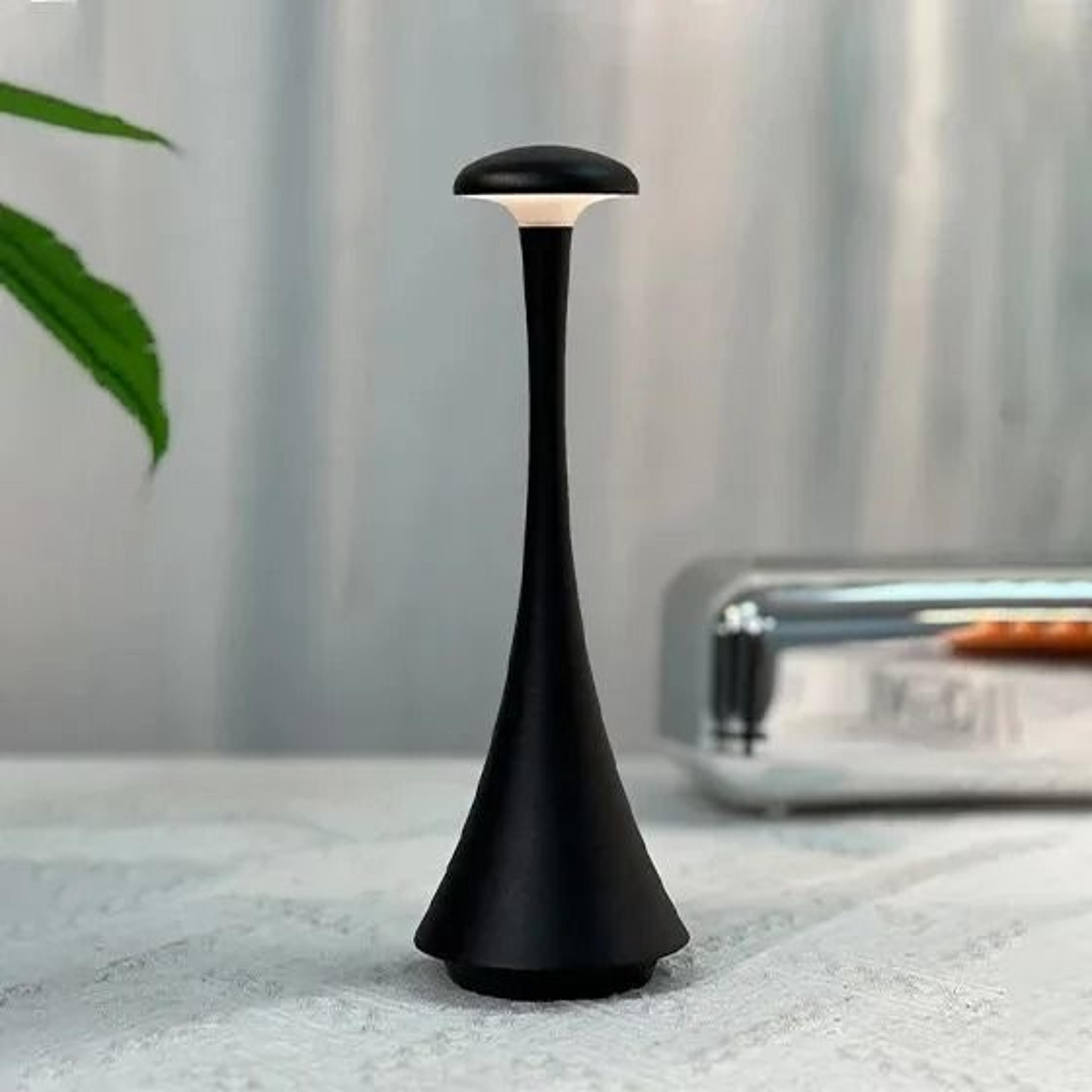 rechargeable cordless mushroom touch table lamp