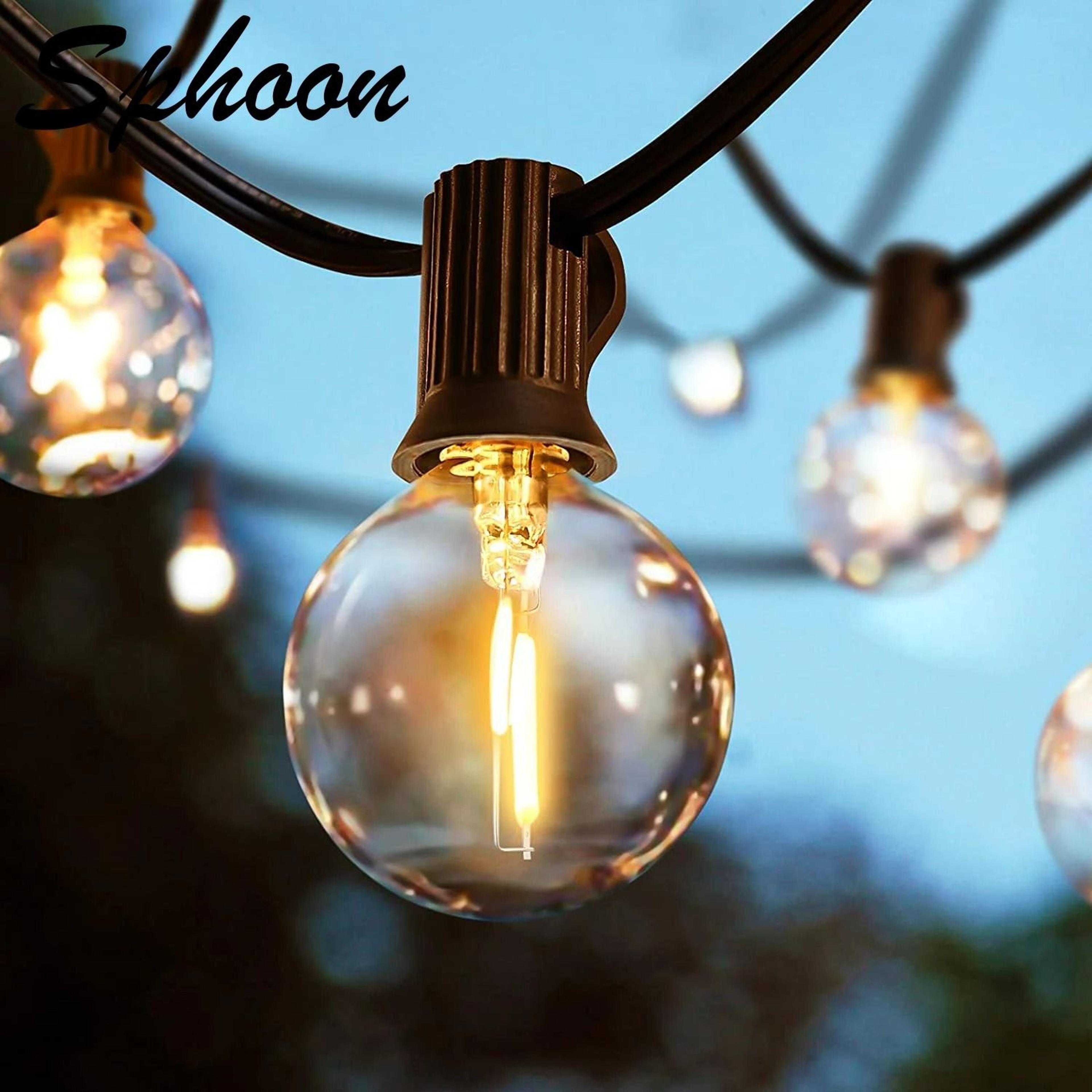 g40 outdoor globe commercial string lights