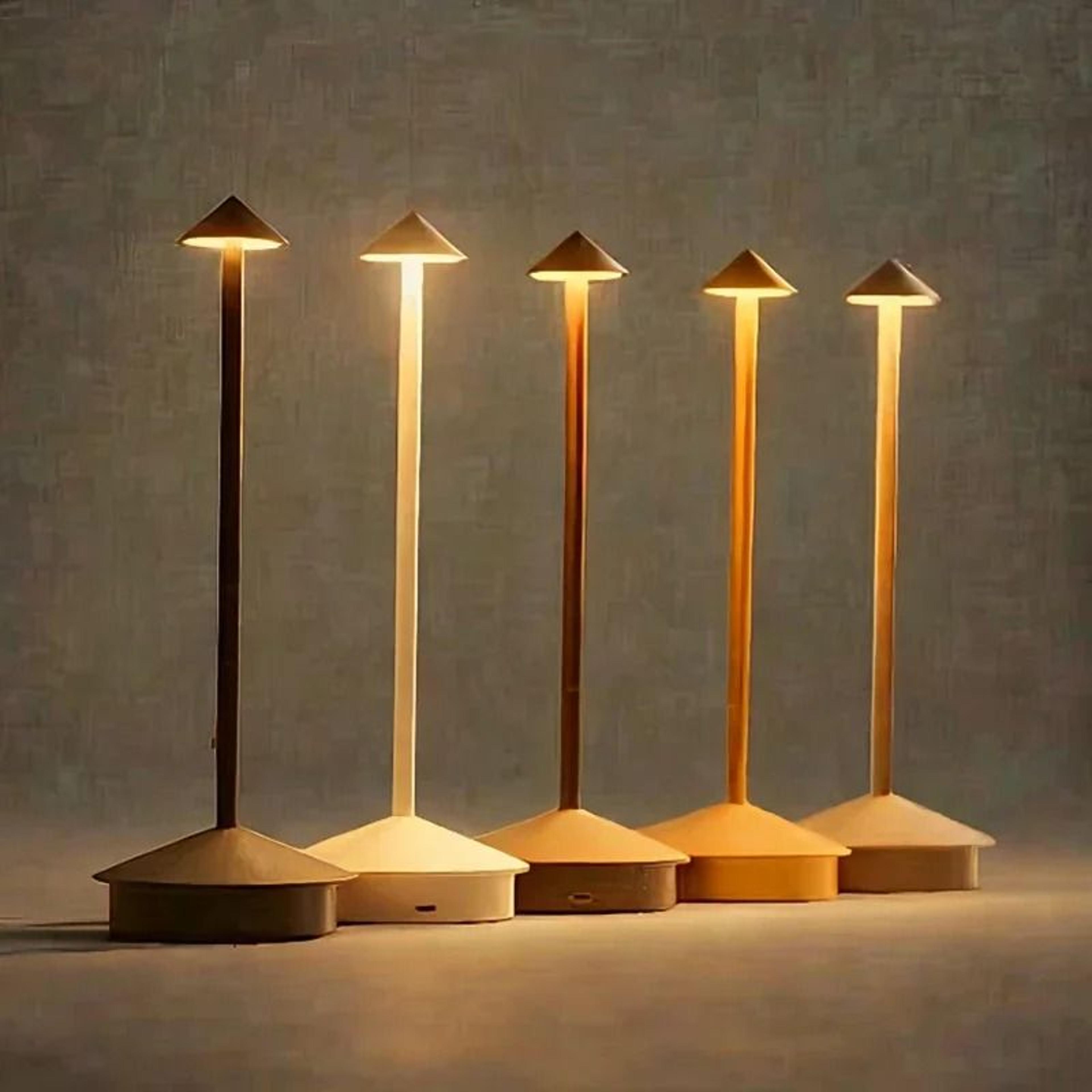 rechargeable touch led dining table lamp