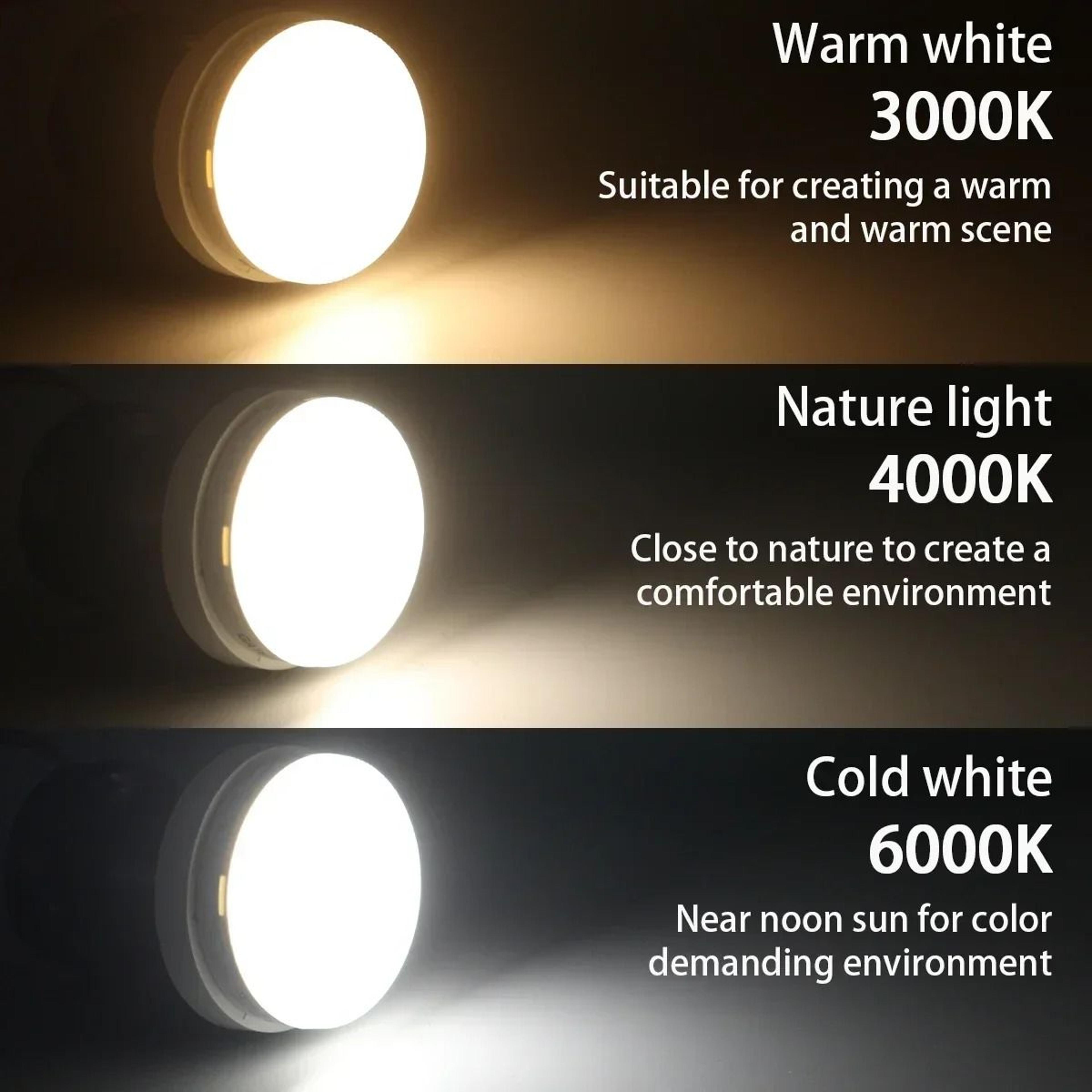 4-pack high-efficiency gx53 led spotlight bulbs