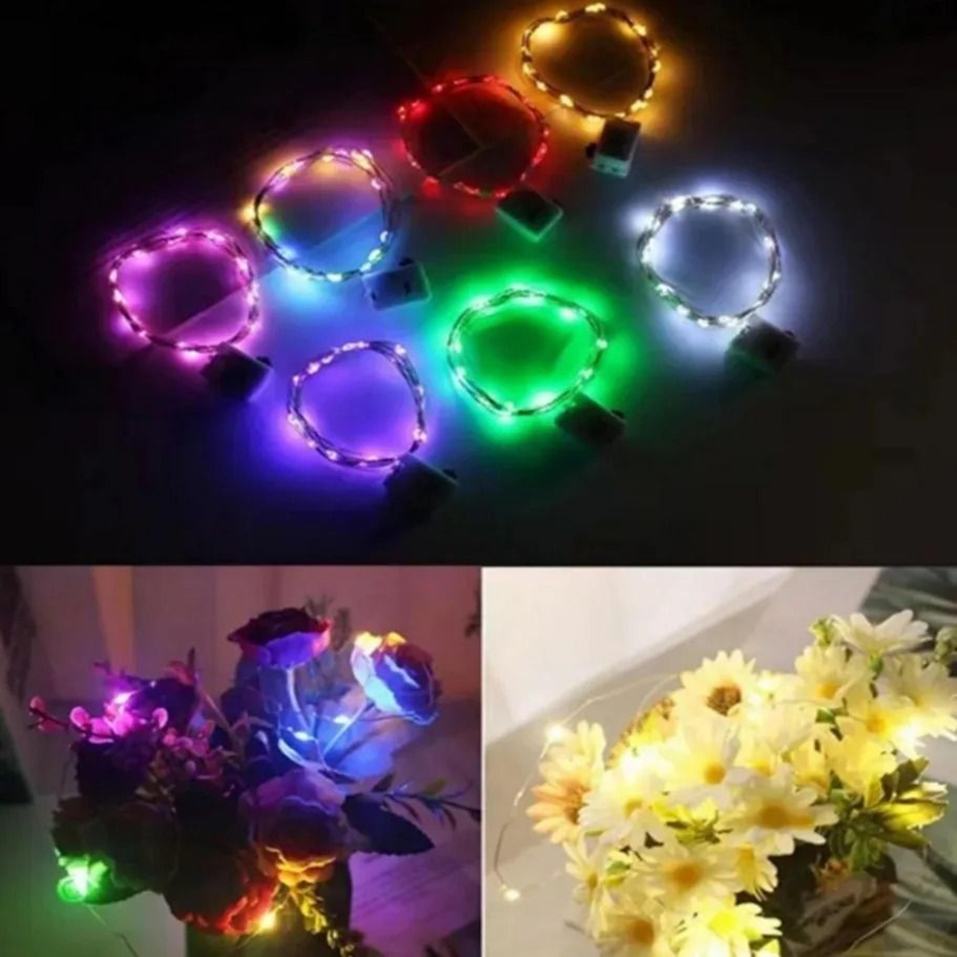 battery-powered waterproof wire fairy led lights (10-pack)