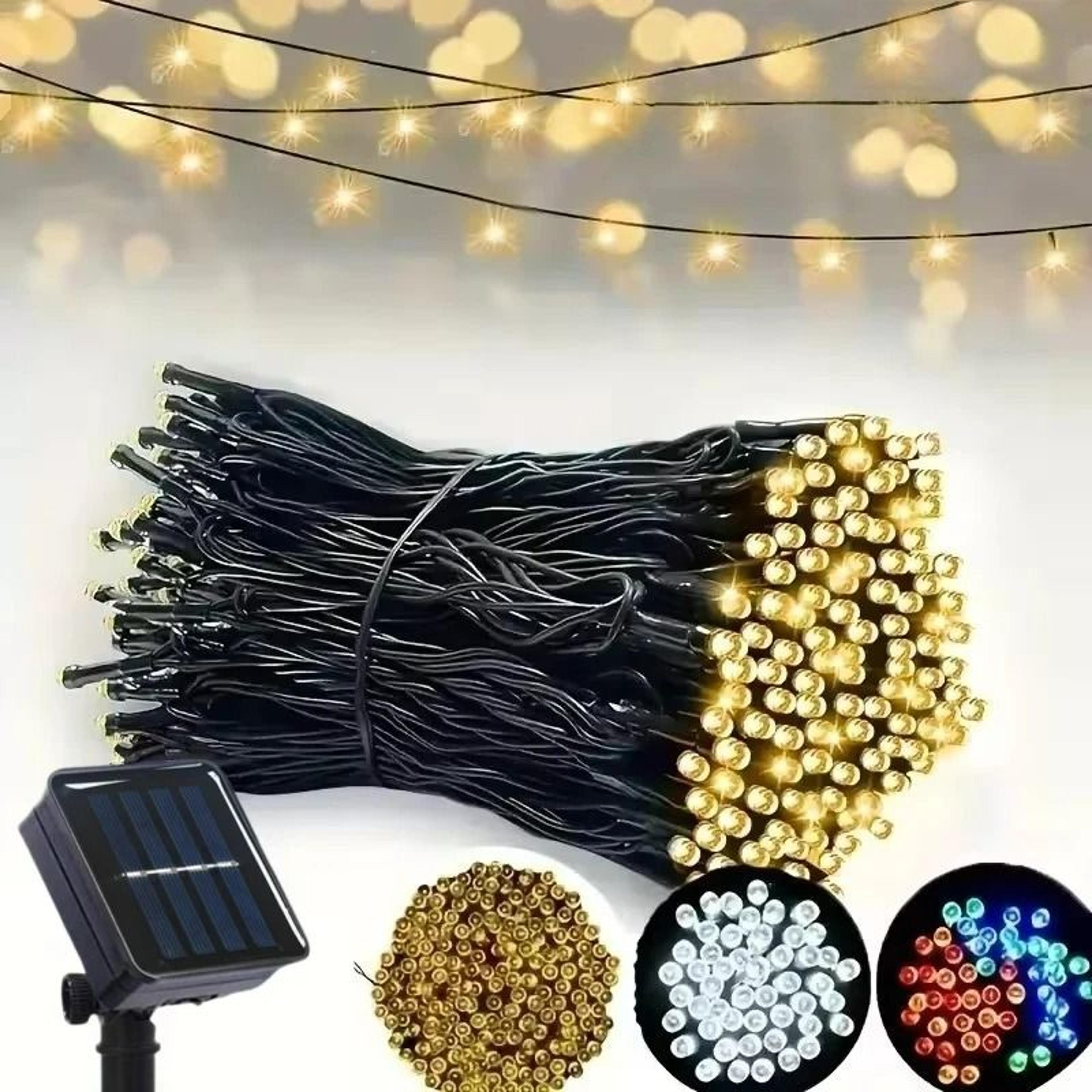 outdoor waterproof solar led string lights