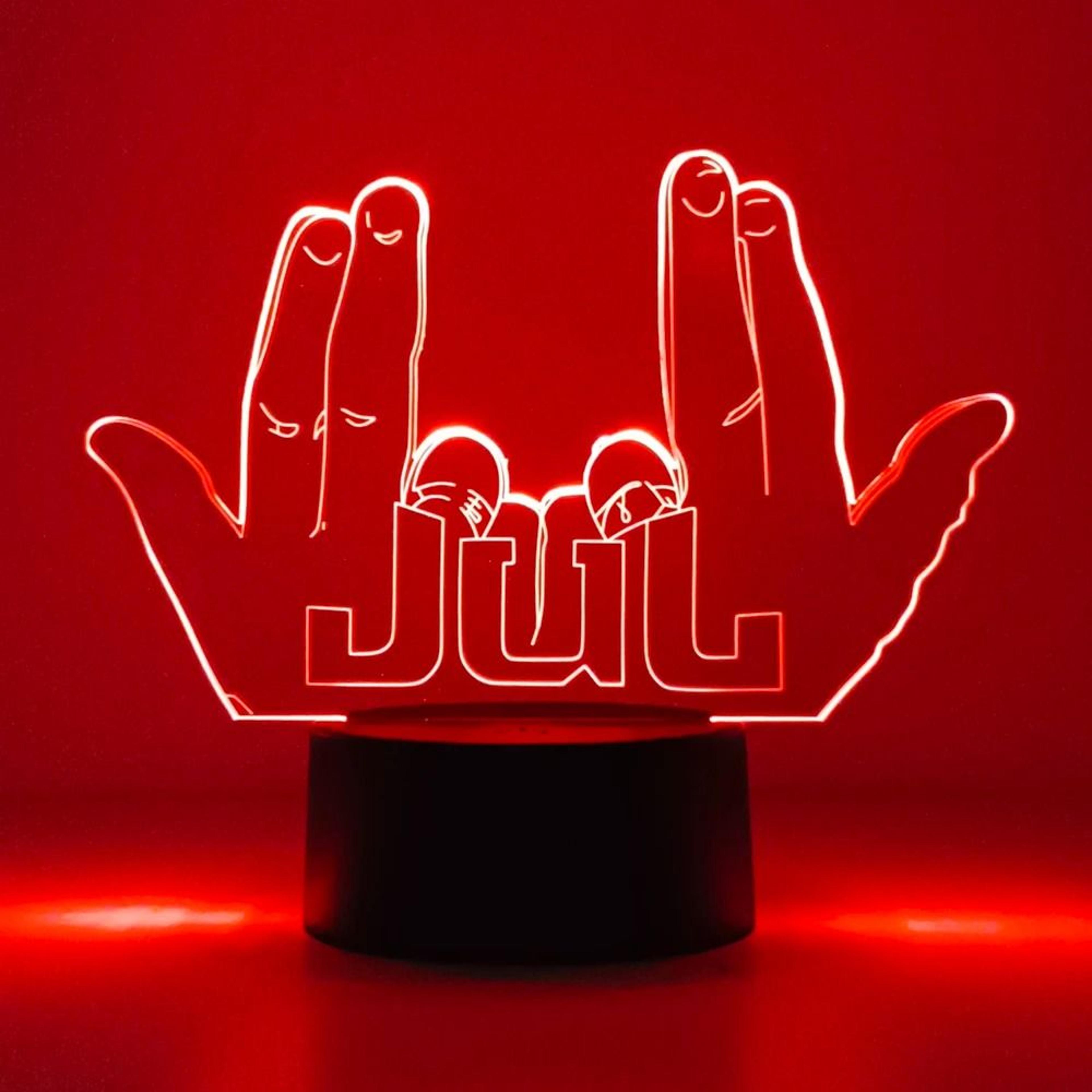 3d optical illusion acrylic led desk light