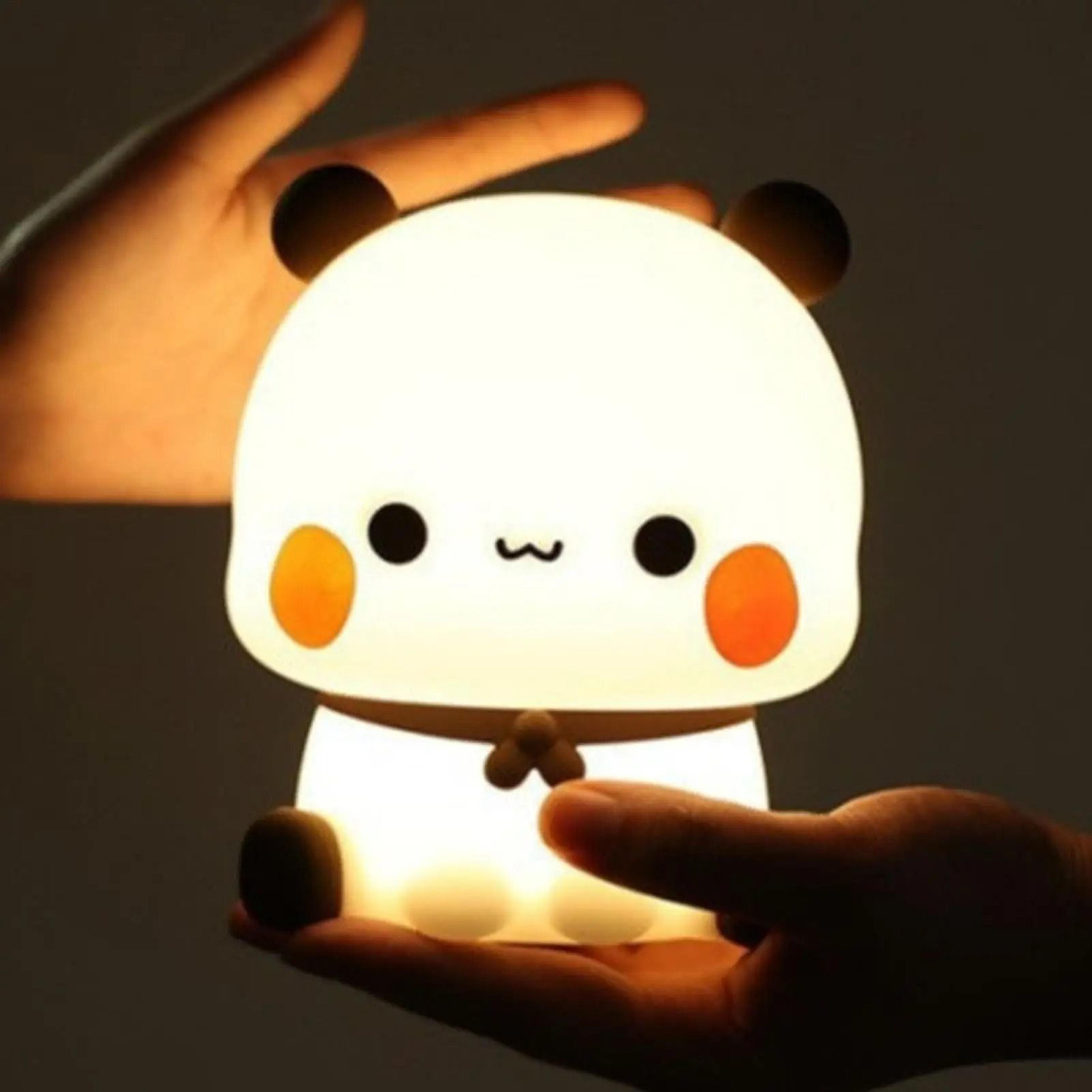 little bear silicone led night light