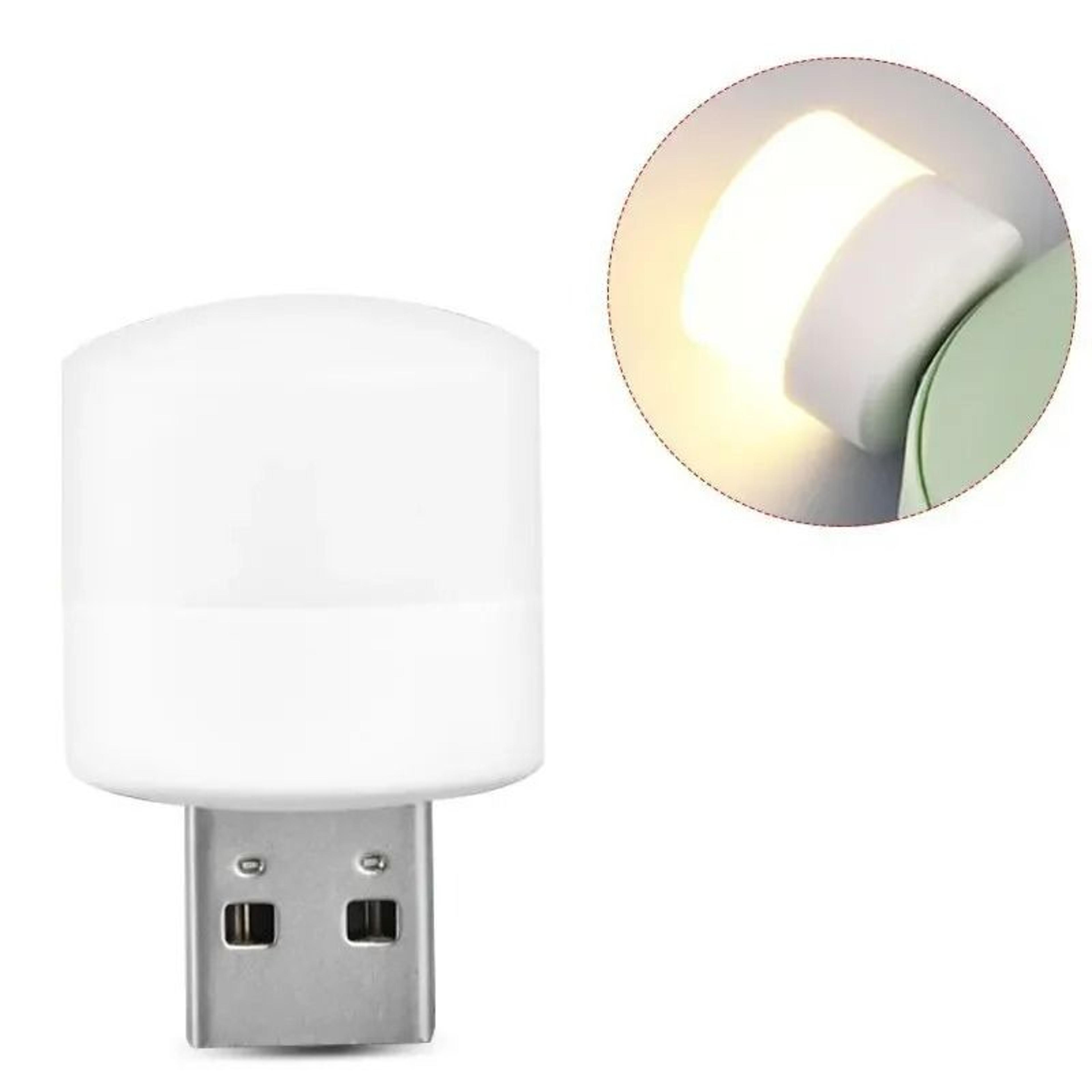 mini round usb led plug light