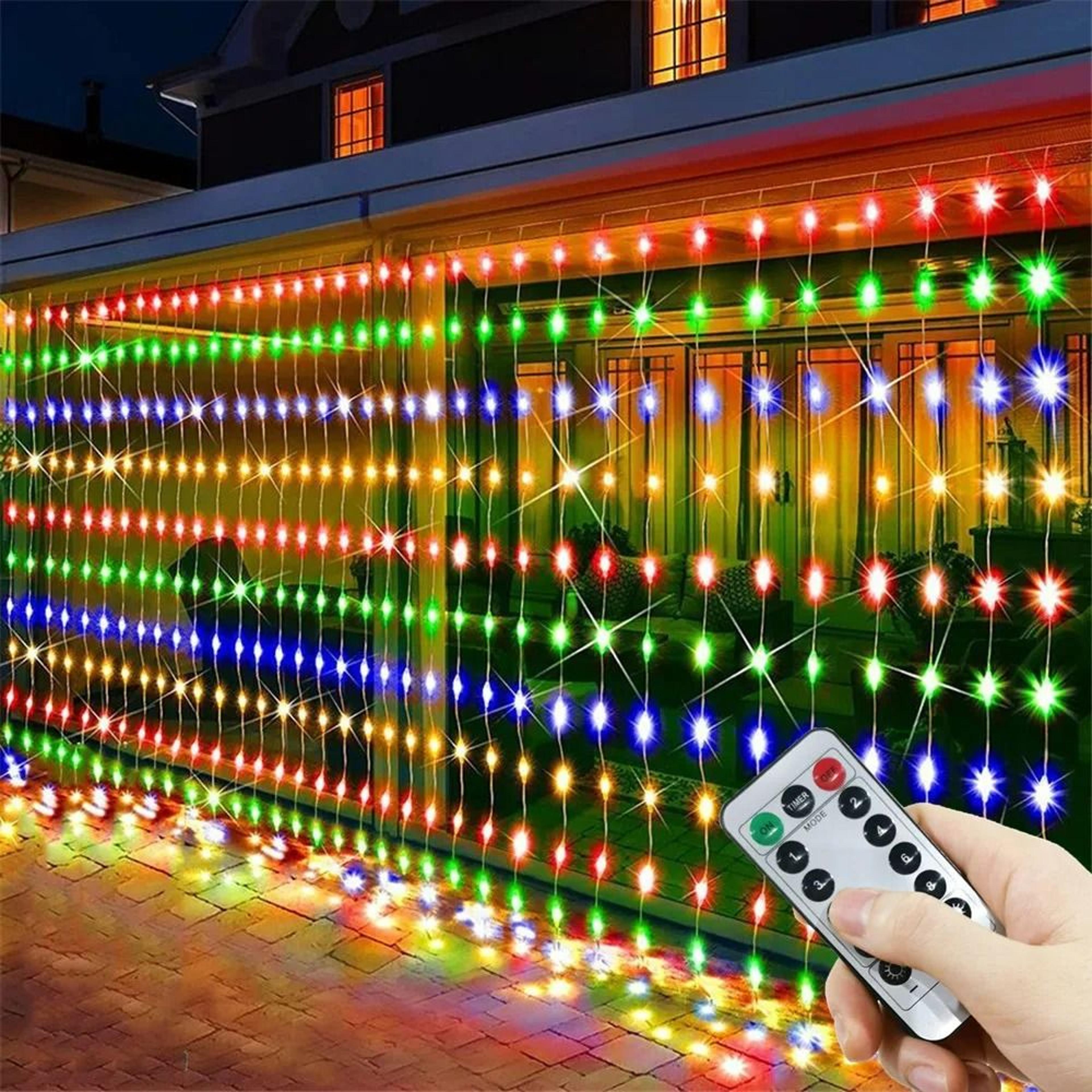 usb led curtain lights remote control hanging garland fairy lights