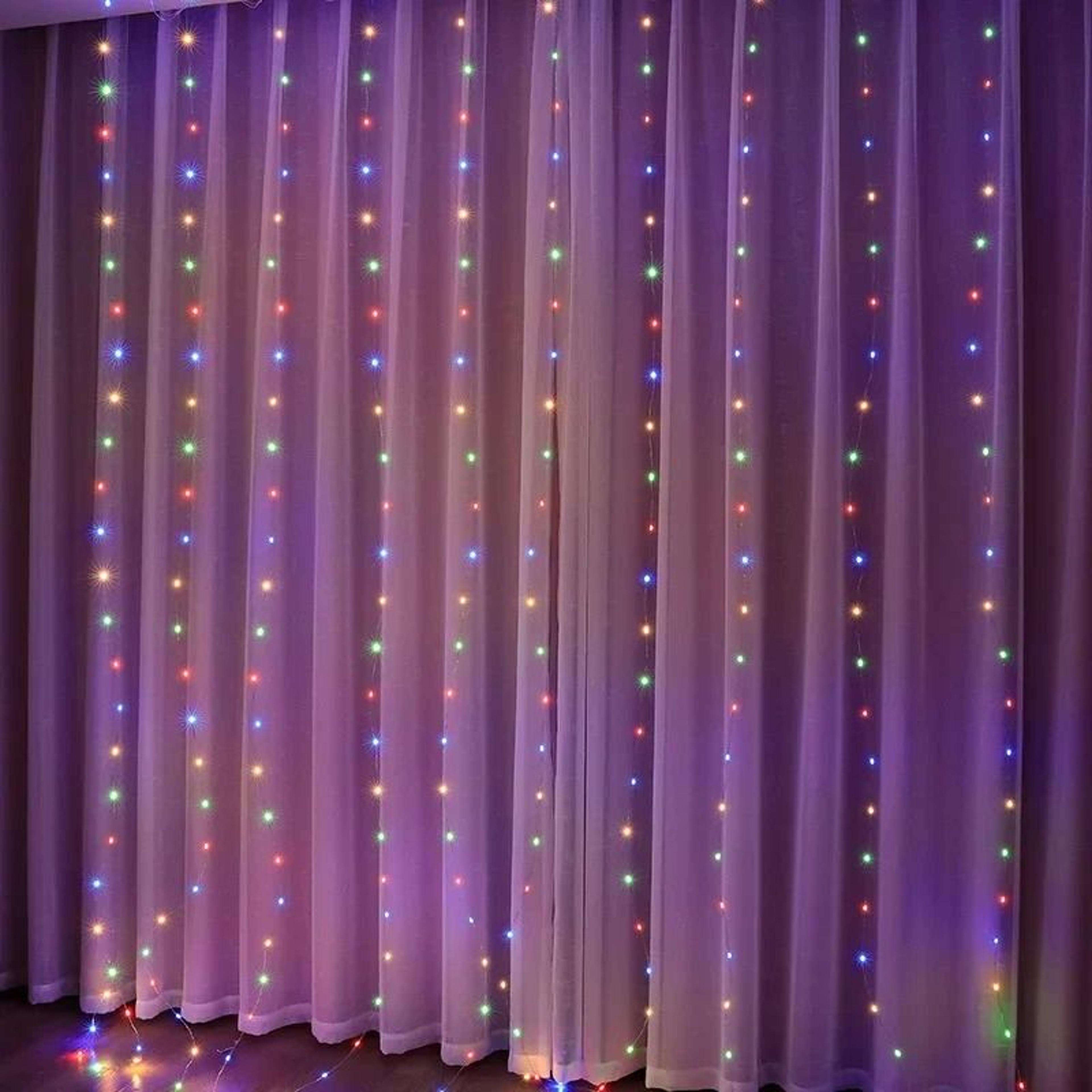 celestial cascade usb hanging backdrop string lights garland