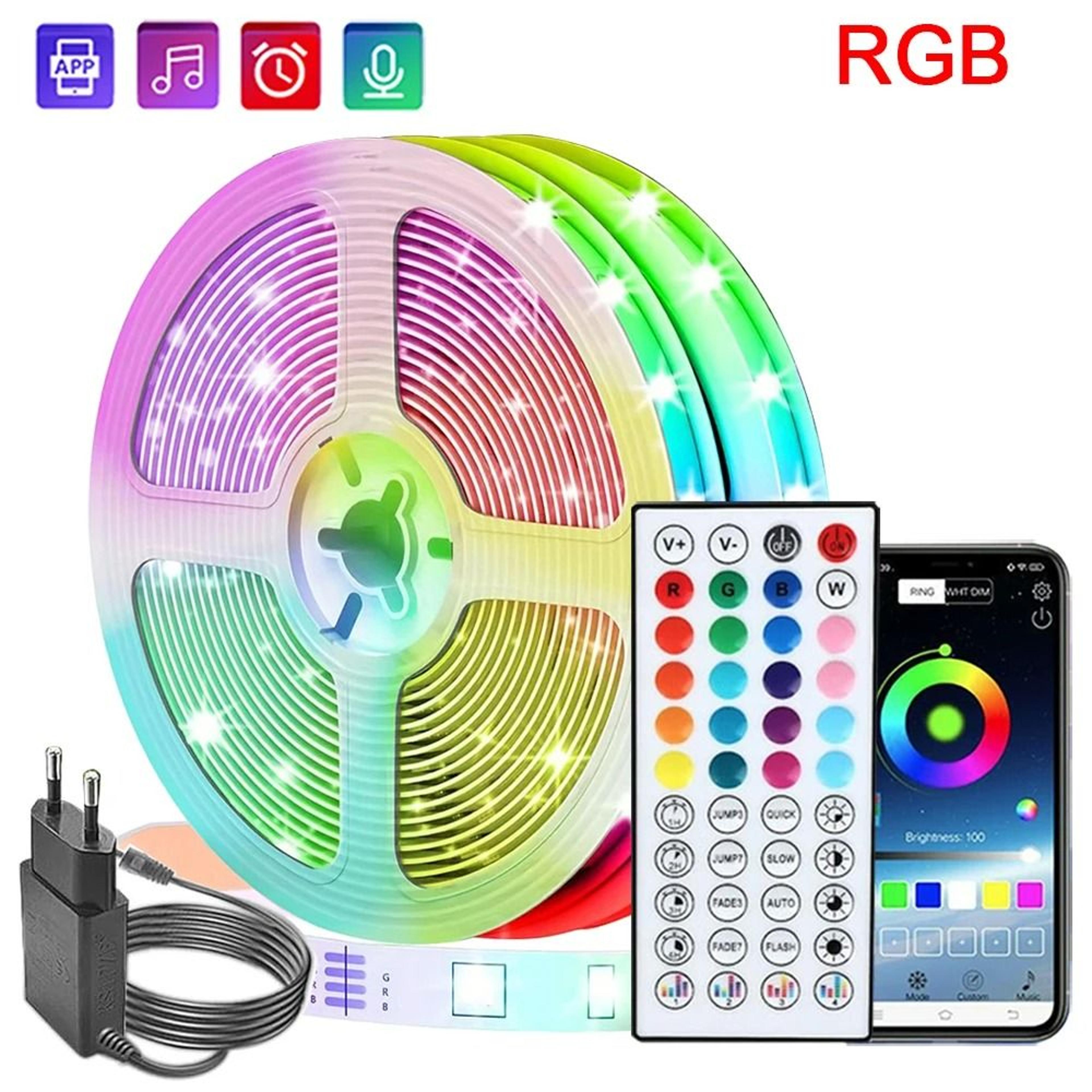 music-sync rgb led strip light with remote