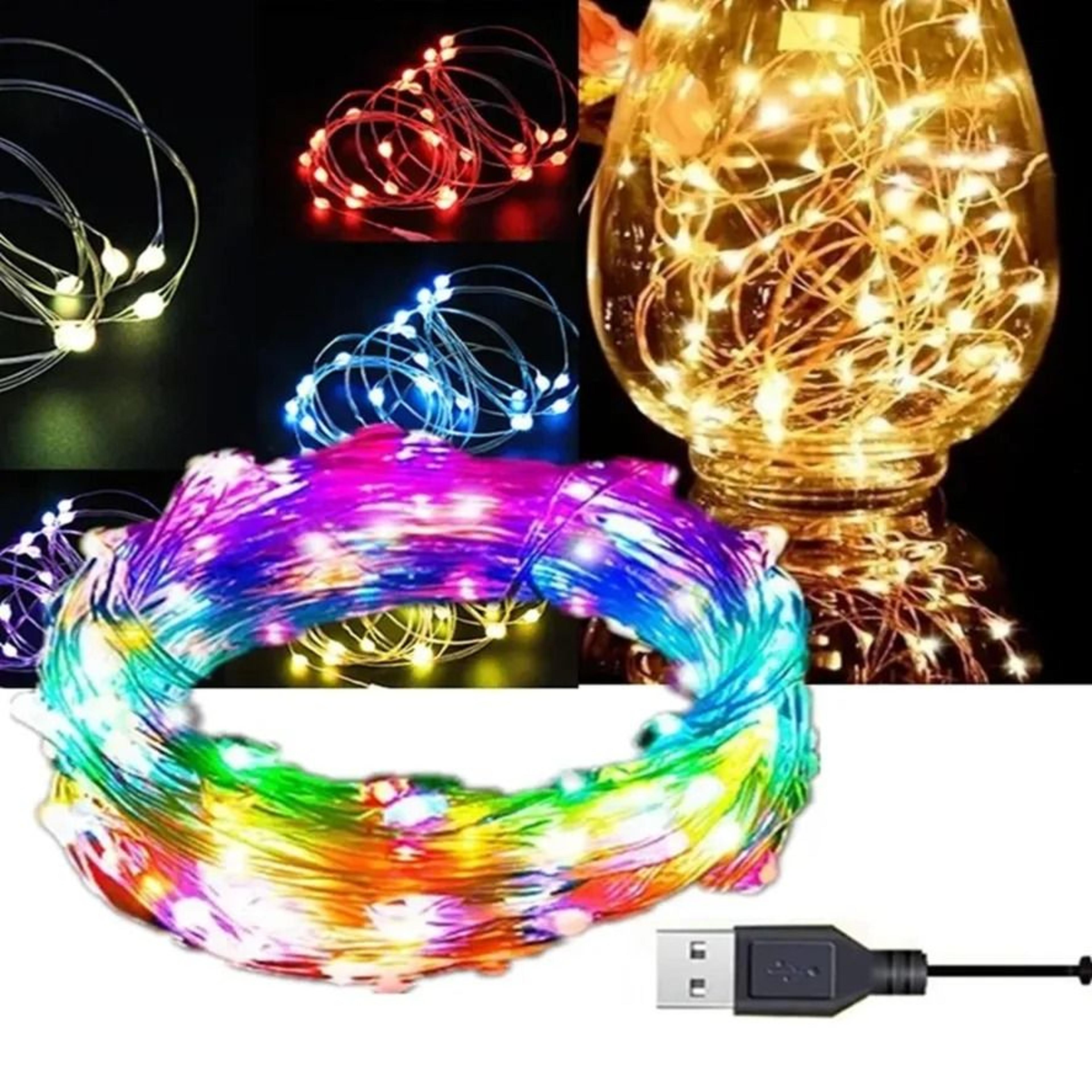 usb copper wire outdoor led fairy string lights