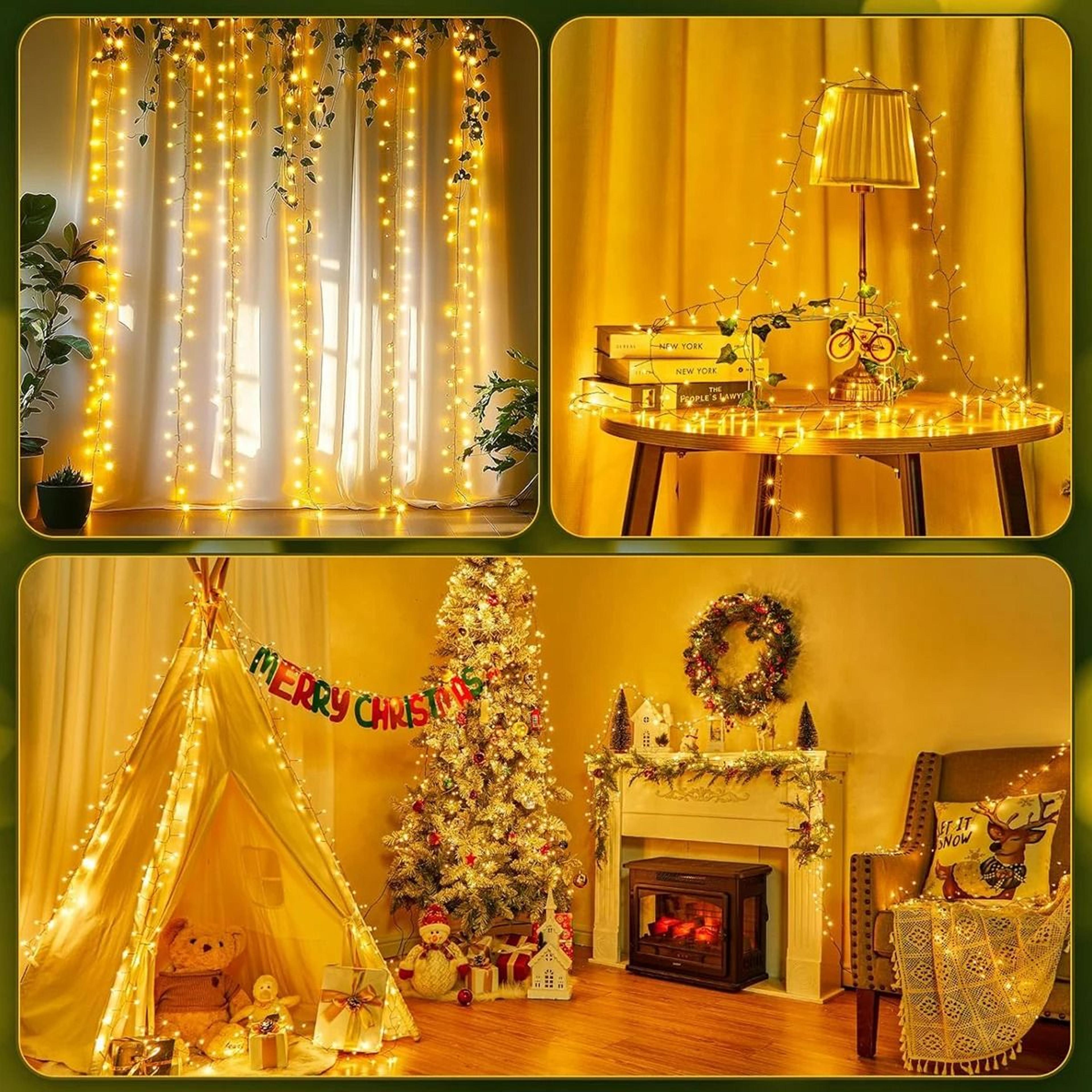 heavy-duty commercial led cluster firecracker string lights