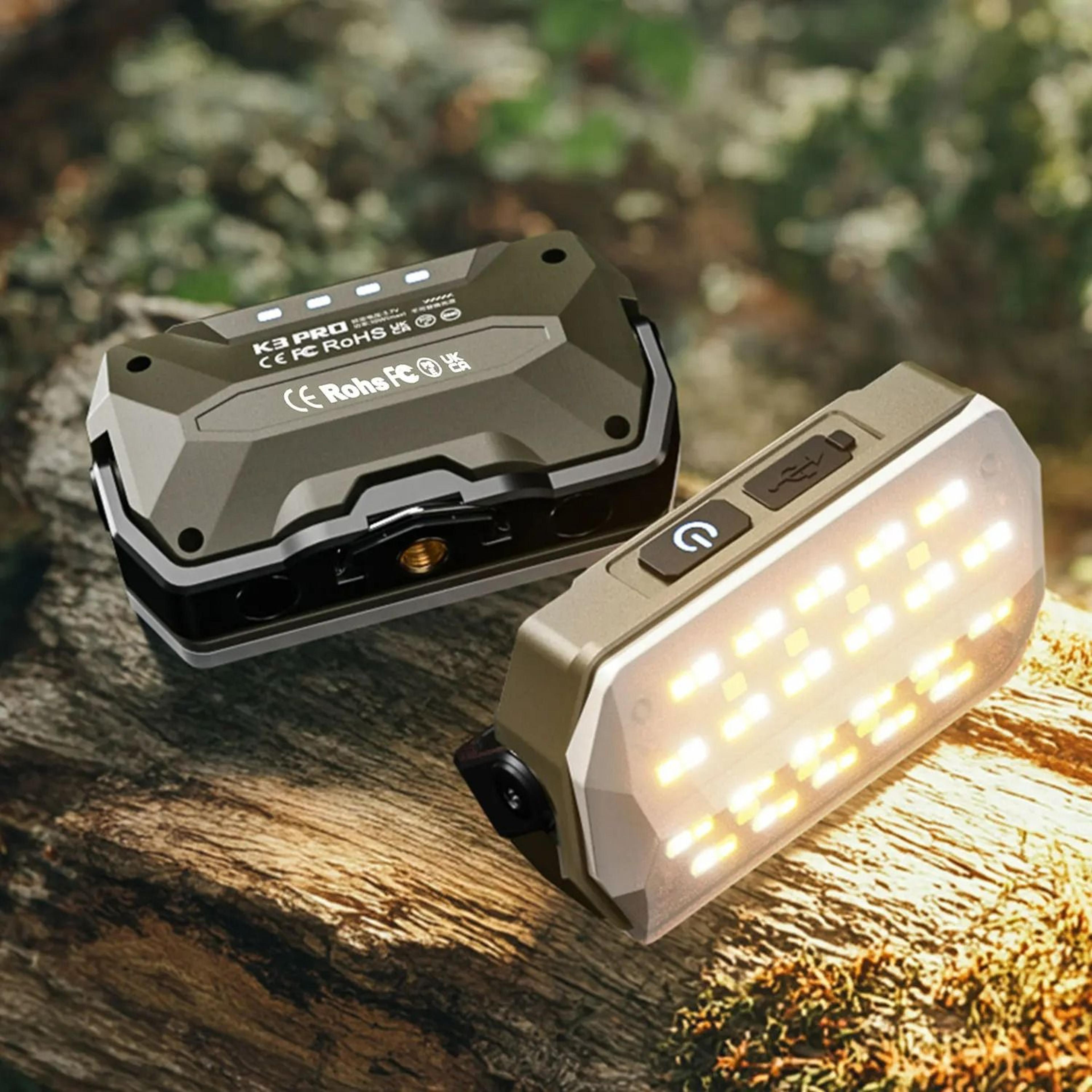 portable high-capacity rechargeable outdoor camping lantern & work light