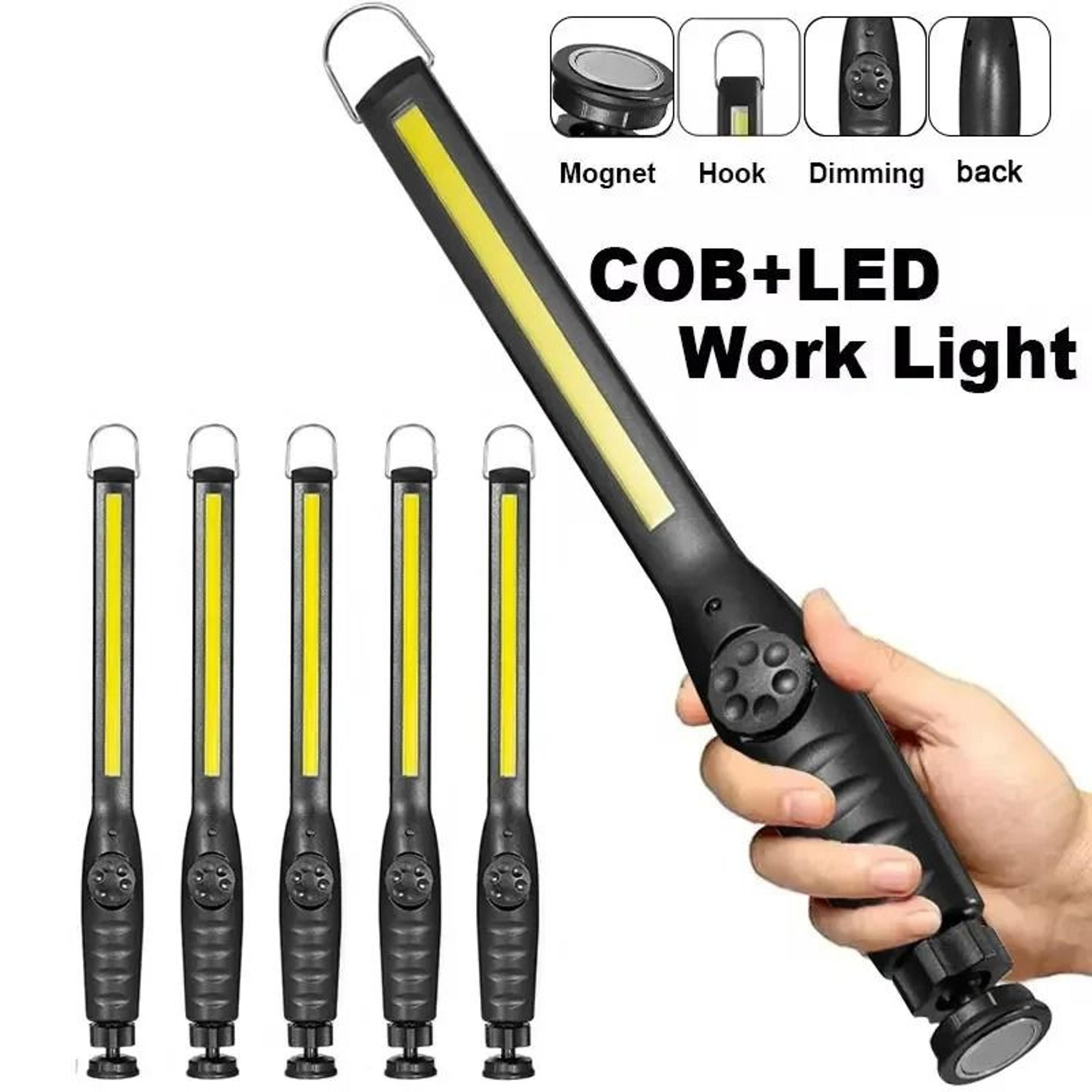 cob portable cordless magnetic led work light & inspection lamp