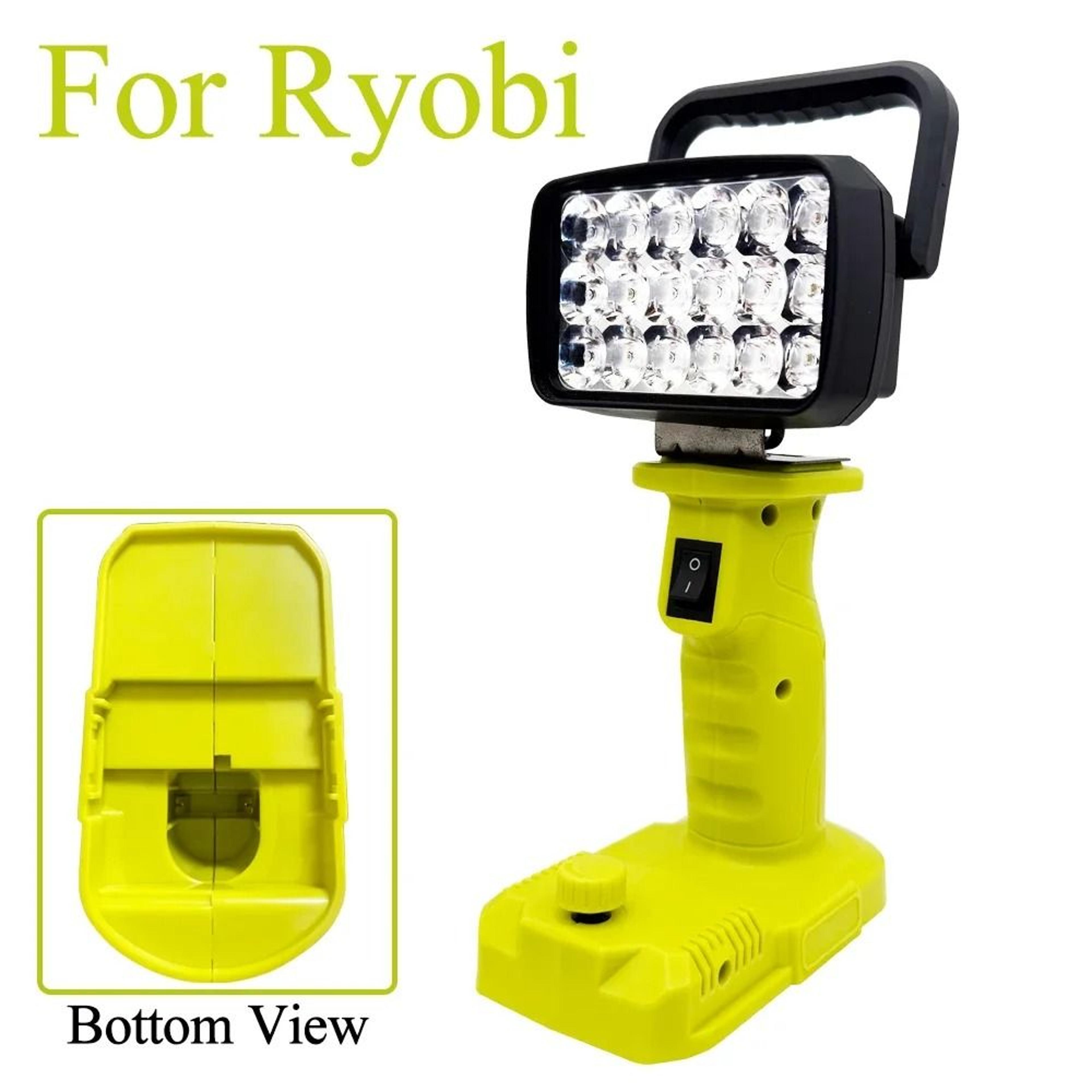 18-led cordless handheld work light & spotlight (for 18v one+ tool battery)